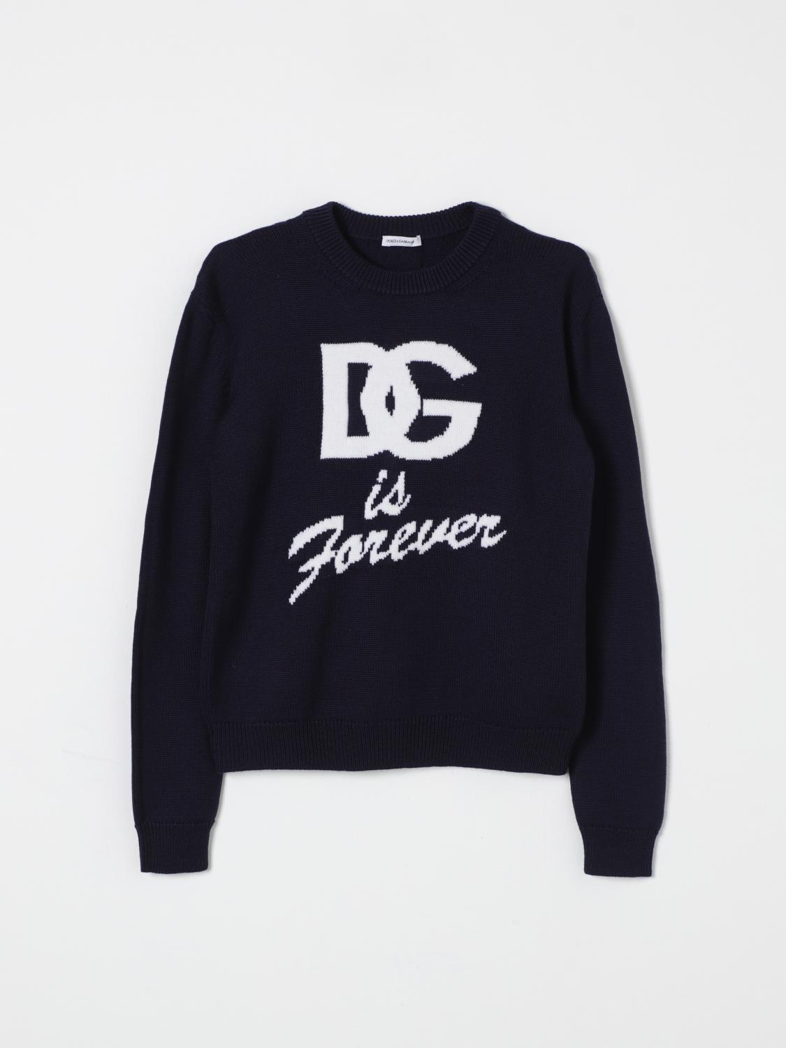 Shop Dolce & Gabbana Sweater  Kids Color Navy