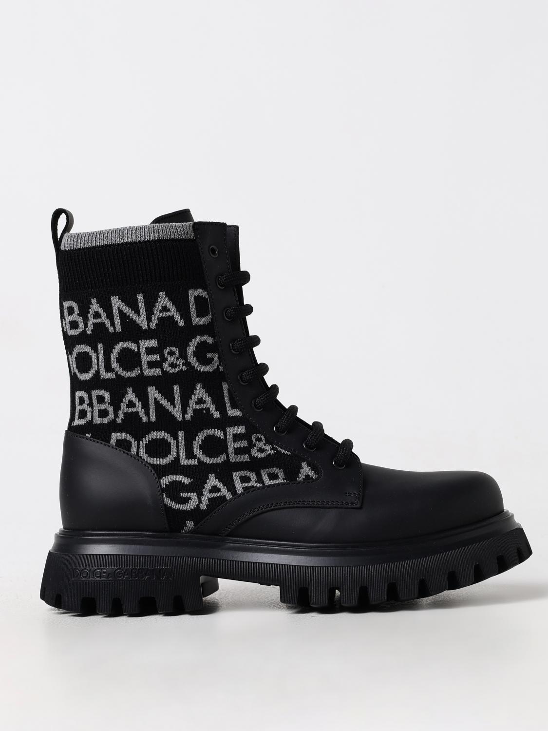 Shop Dolce & Gabbana Shoes  Kids Color Black In 黑色