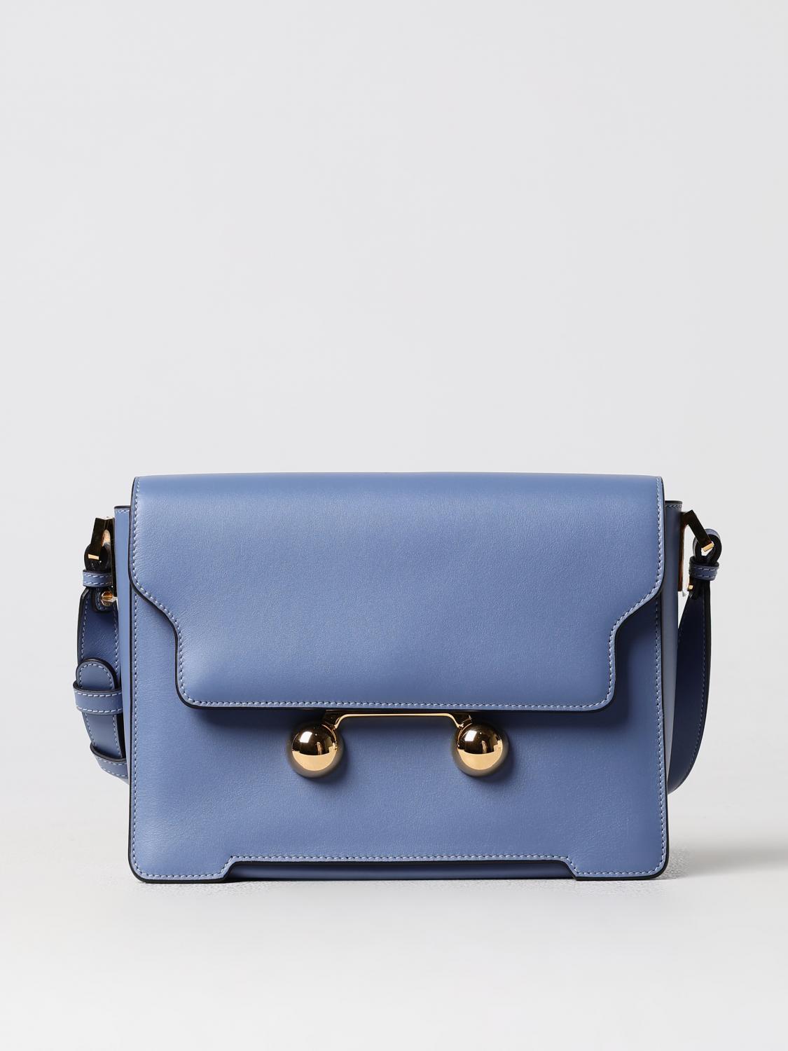 Marni Shoulder Bag Woman Color Gnawed Blue In Gnawed Blue