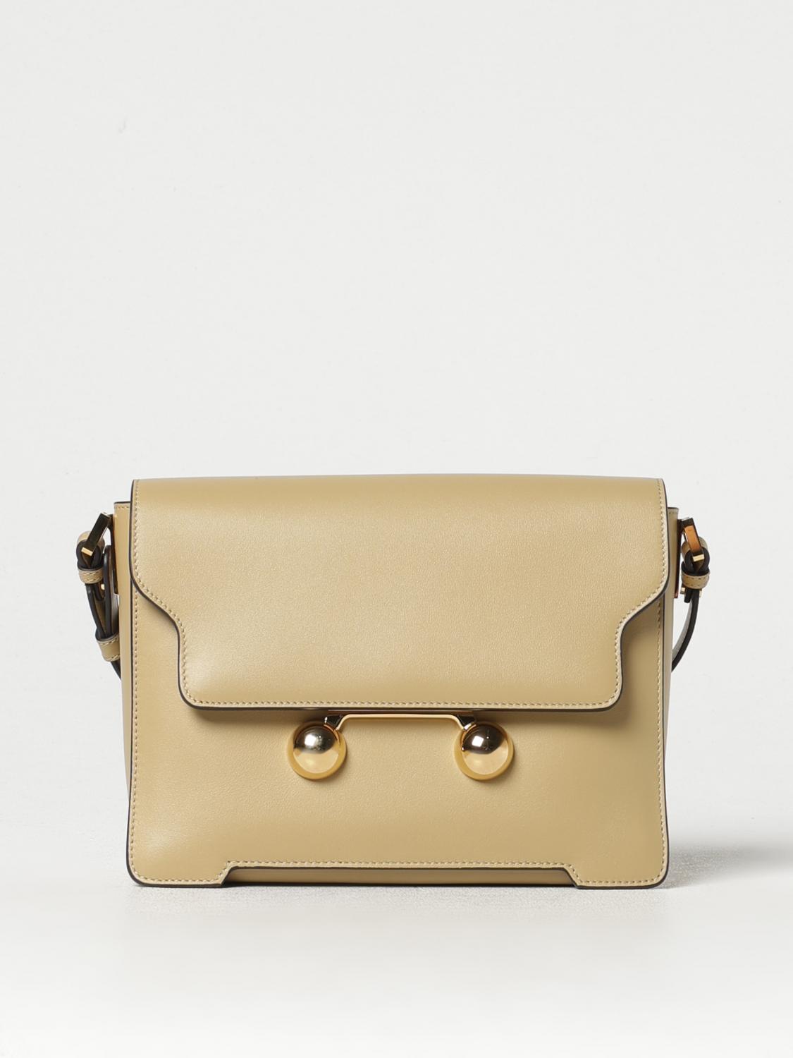 Marni Mini Bag Woman Color Beige In 米色