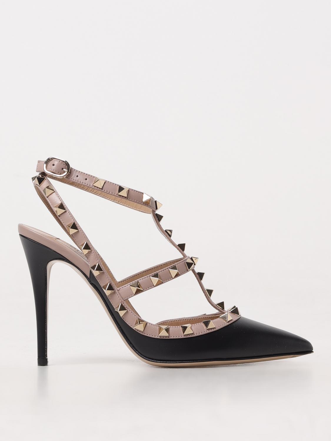 Shop Valentino High Heel Shoes  Garavani Woman Color Black In 黑色