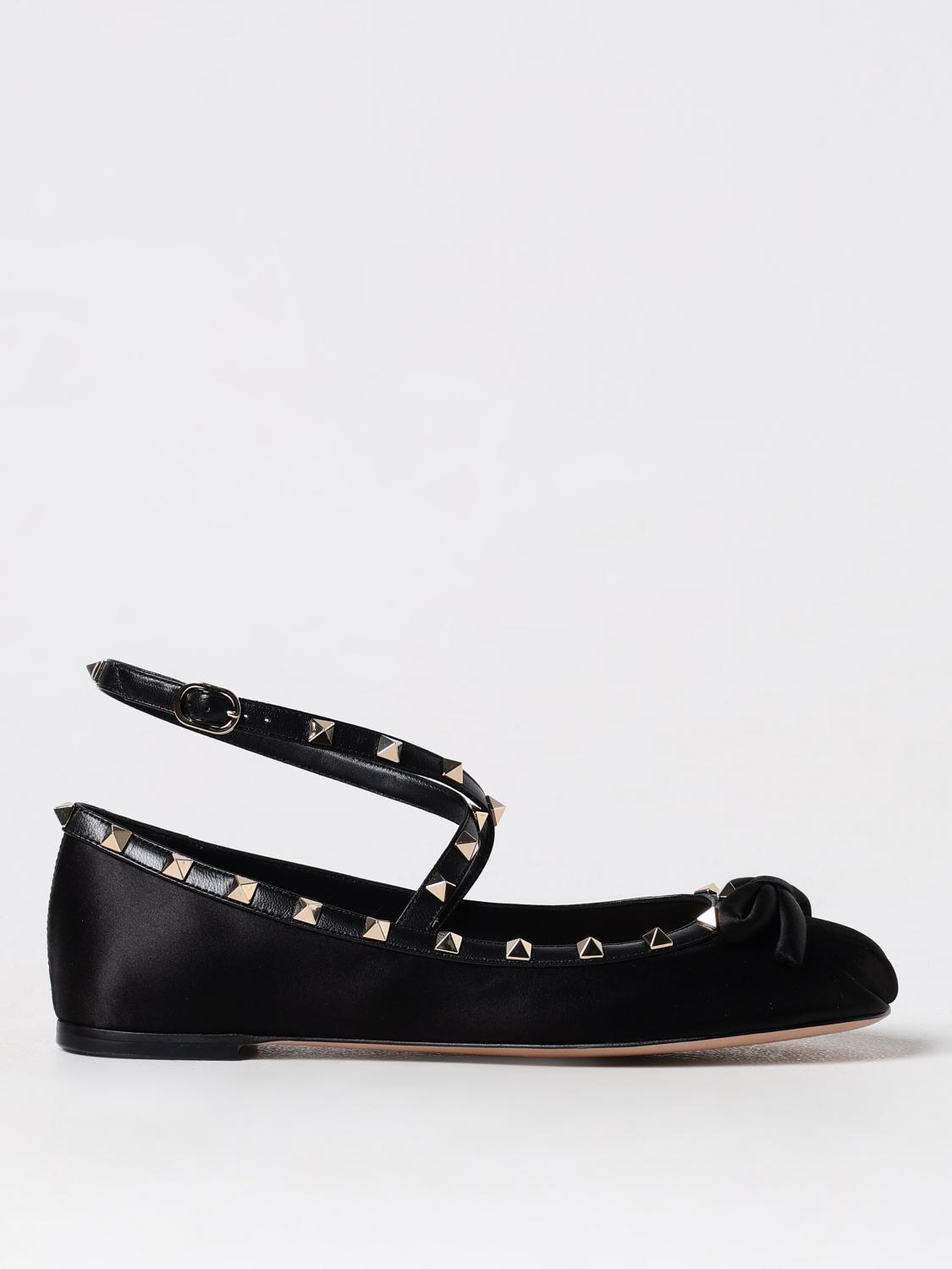 Shop Valentino Ballet Flats  Garavani Woman Color Black