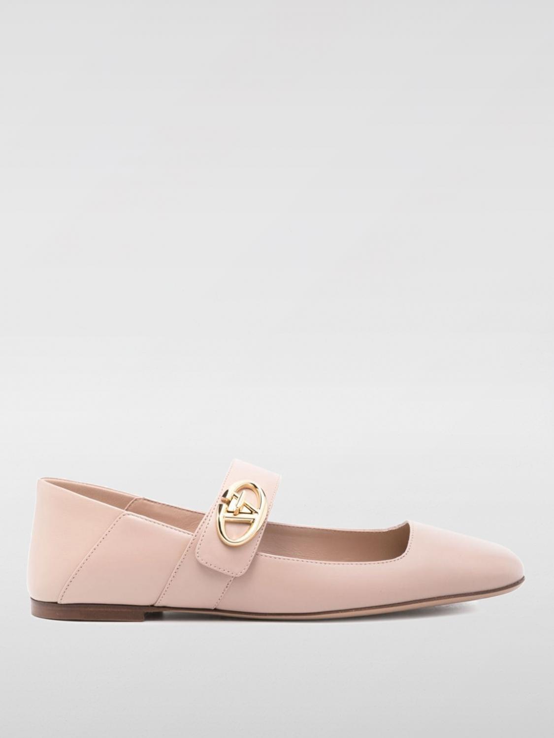 Shop Valentino Ballet Flats  Garavani Woman Color Beige