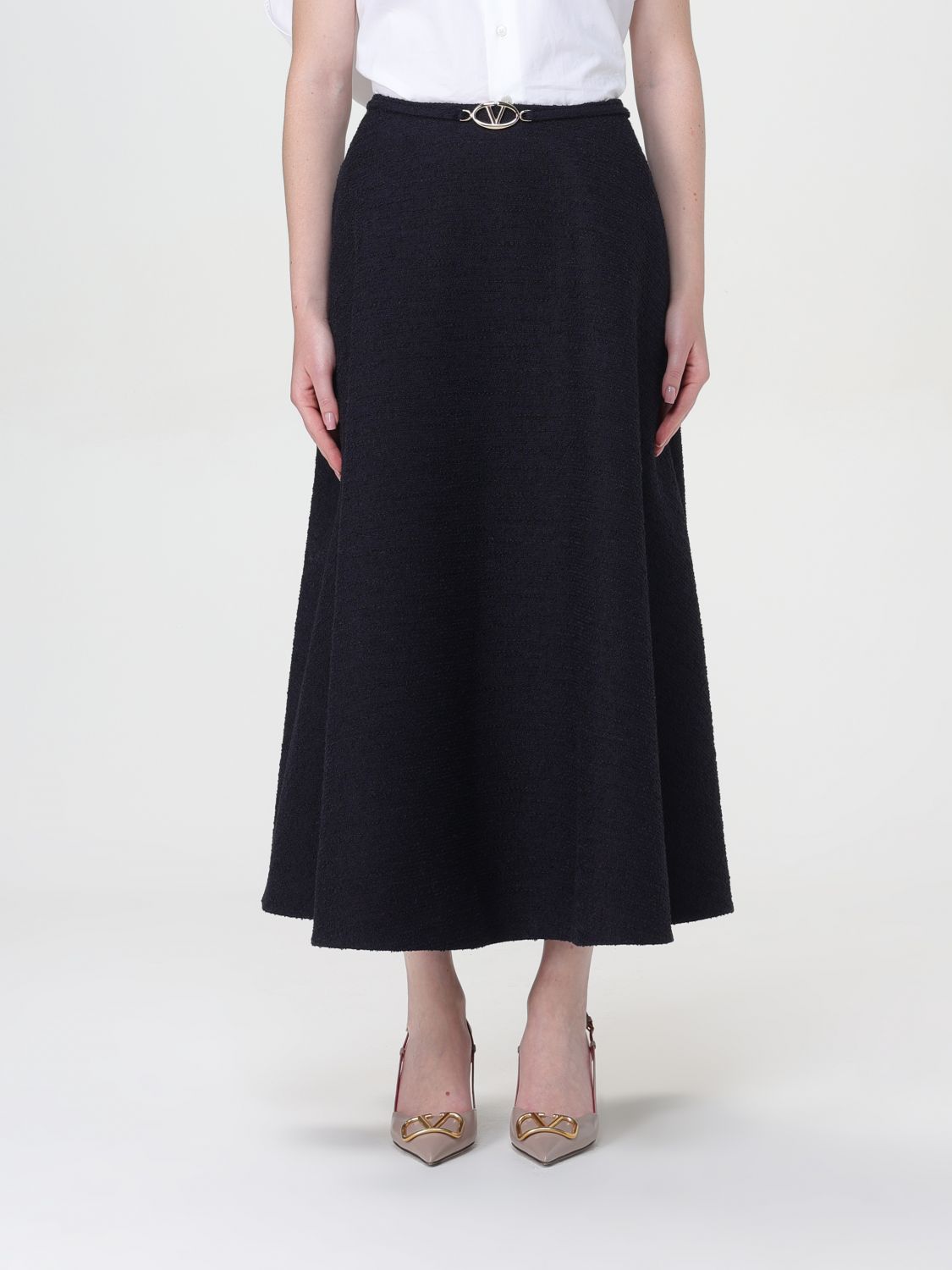 Valentino Skirt  Woman Color Navy In Blue