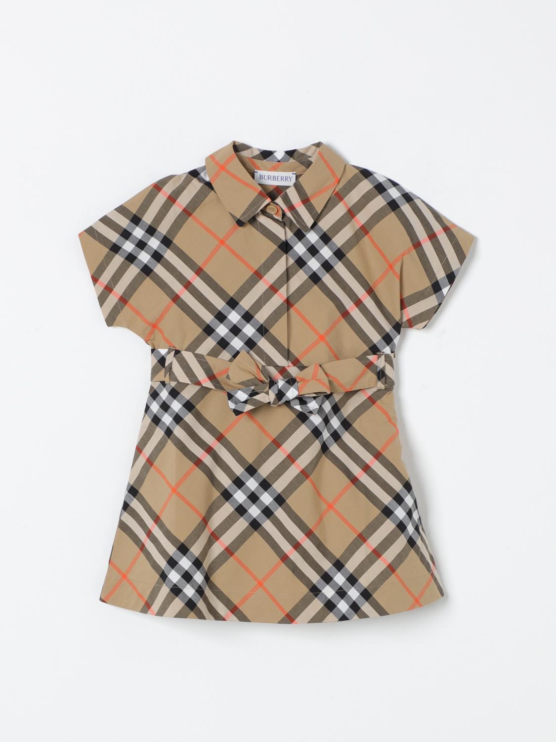 Shop Burberry Romper  Kids Color Beige