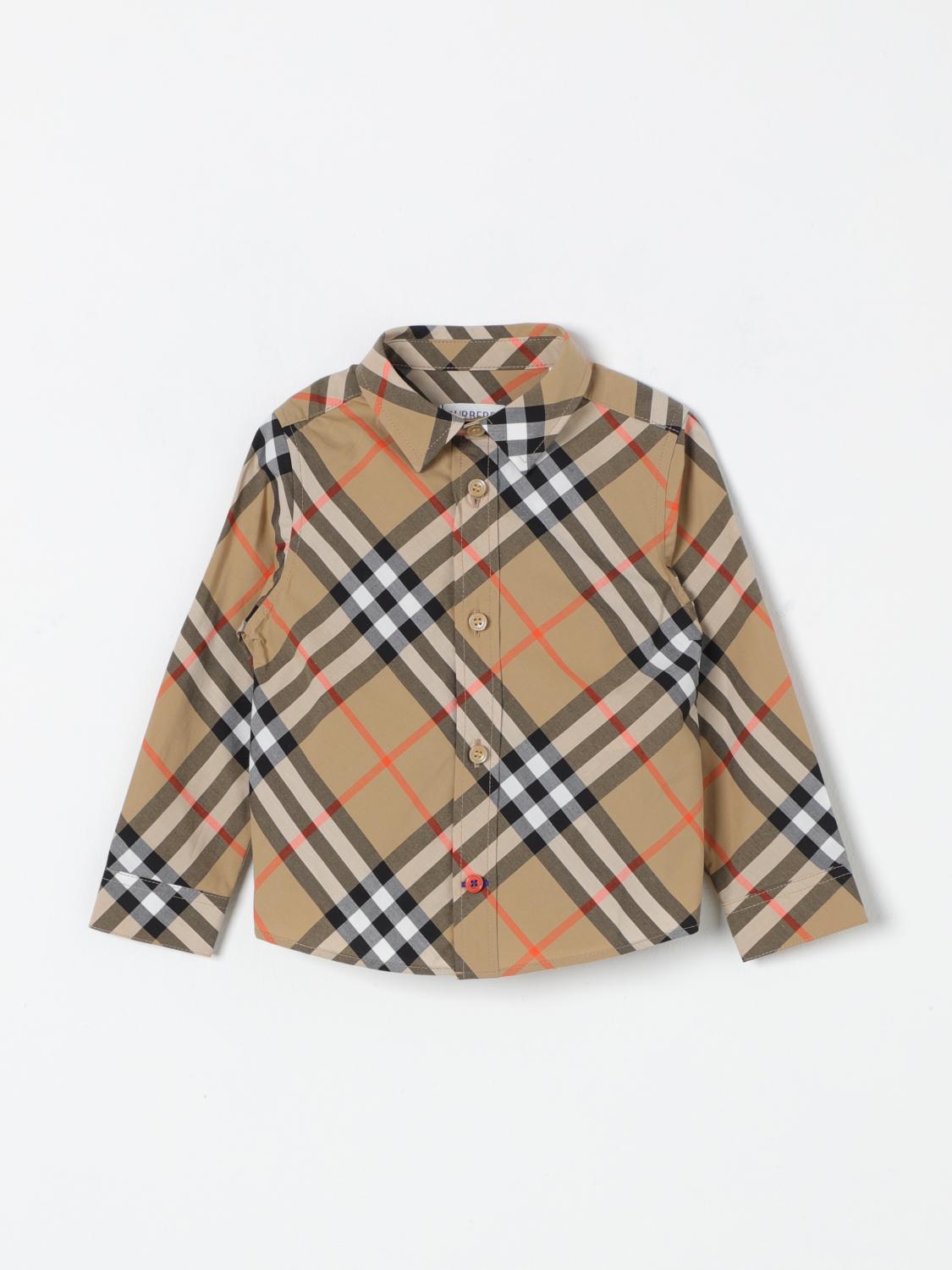 BURBERRY 衬衫 BURBERRY 儿童 颜色 米色 412209022