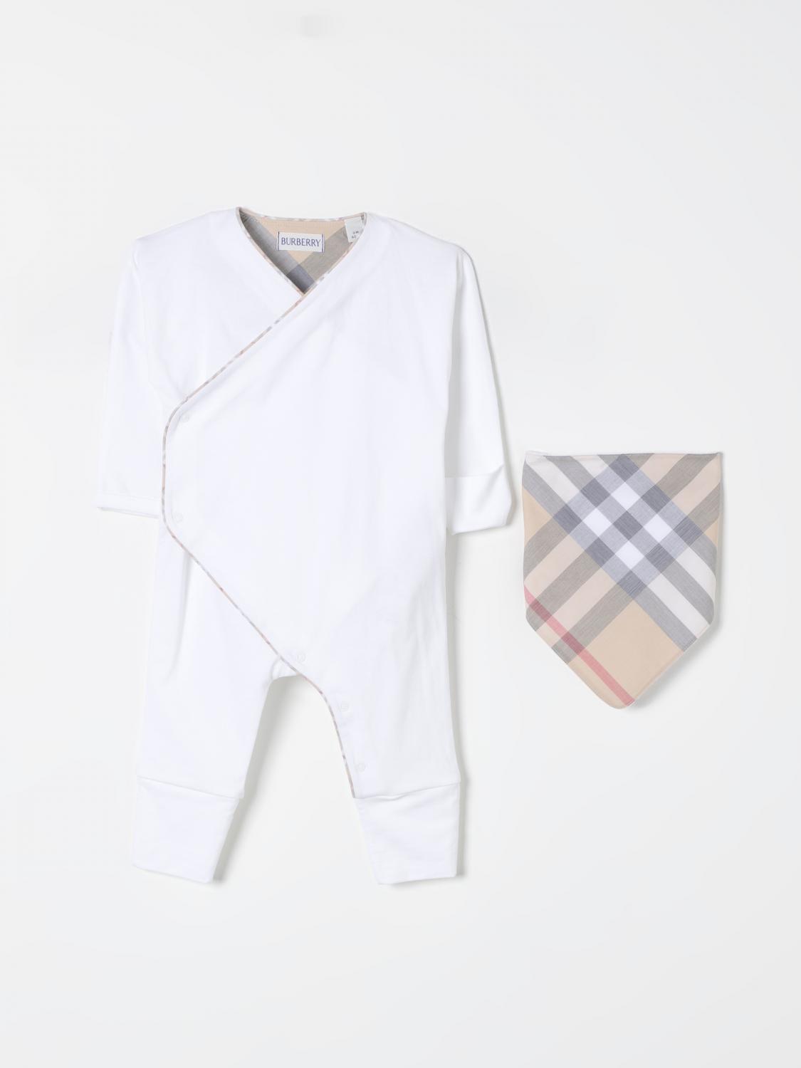 Shop Burberry Pack  Kids Color White In Weiss