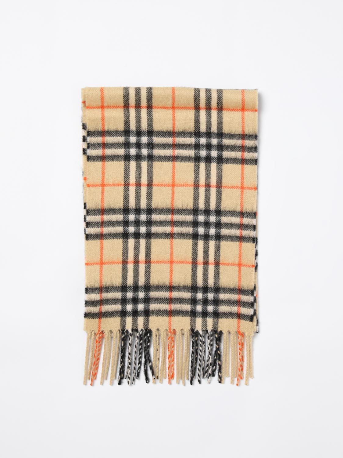 Shop Burberry Scarf  Kids Color Beige