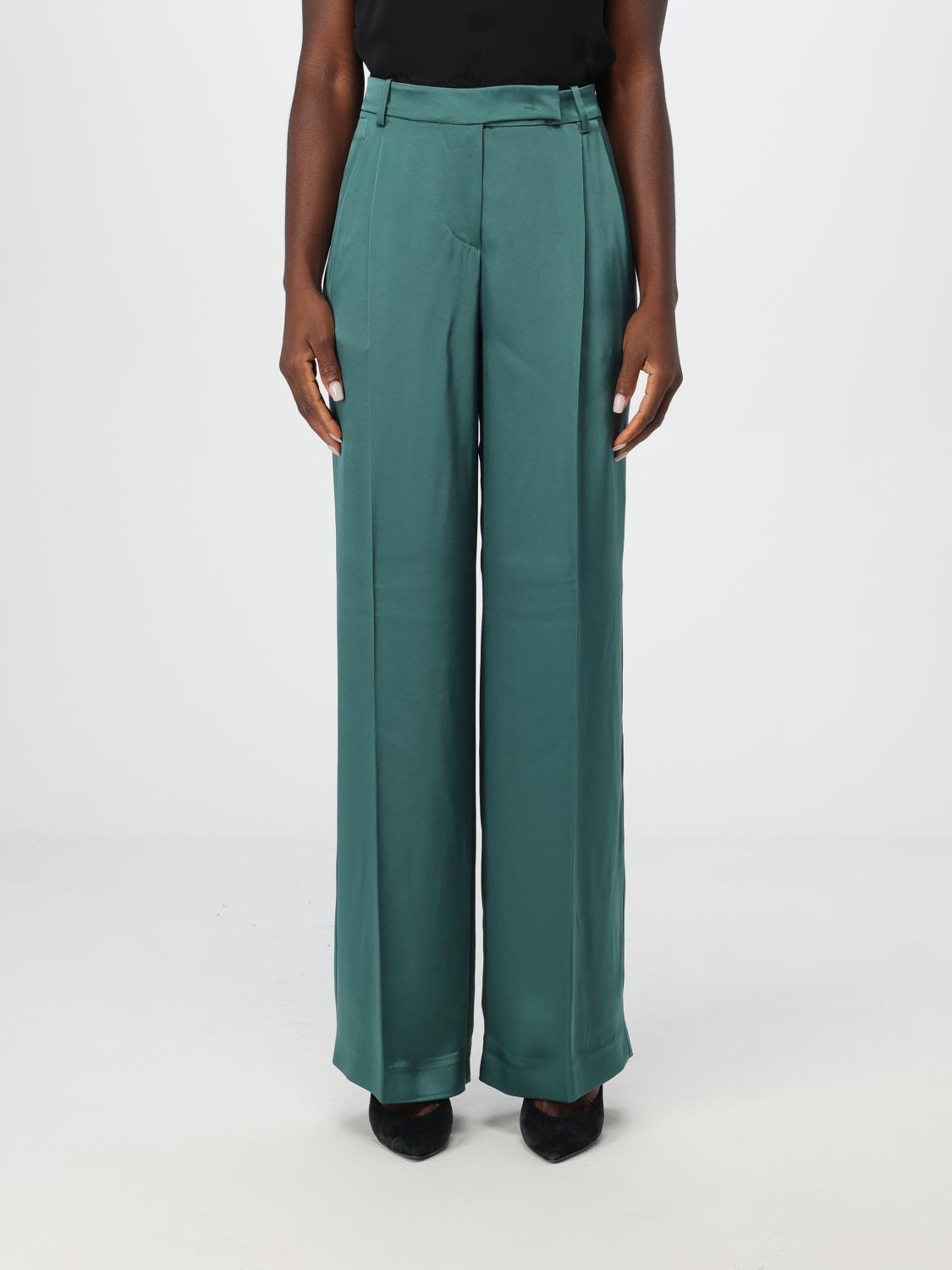 Pinko Trousers In Grün