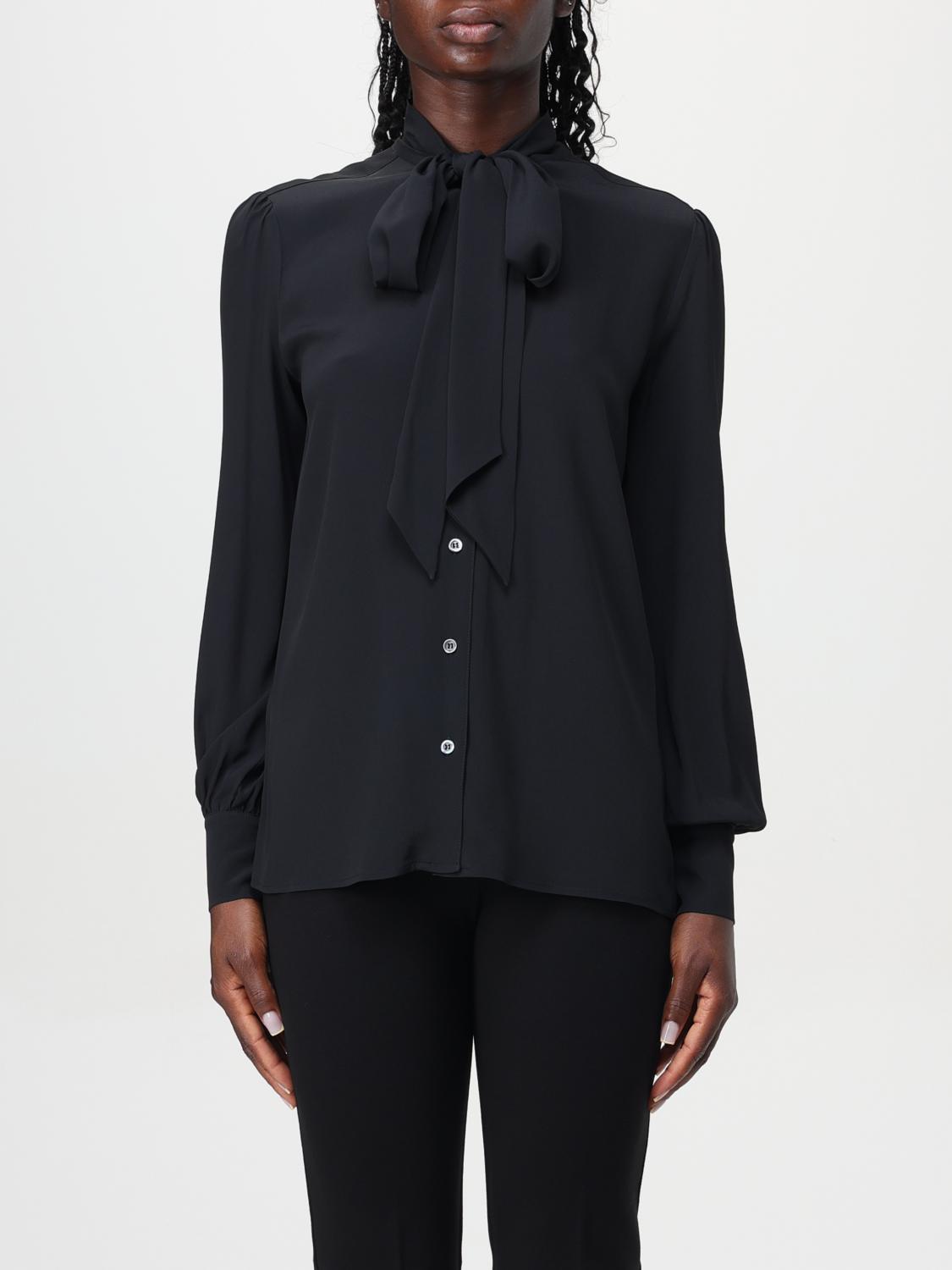 Shop Pinko Shirt  Woman Color Black In Schwarz