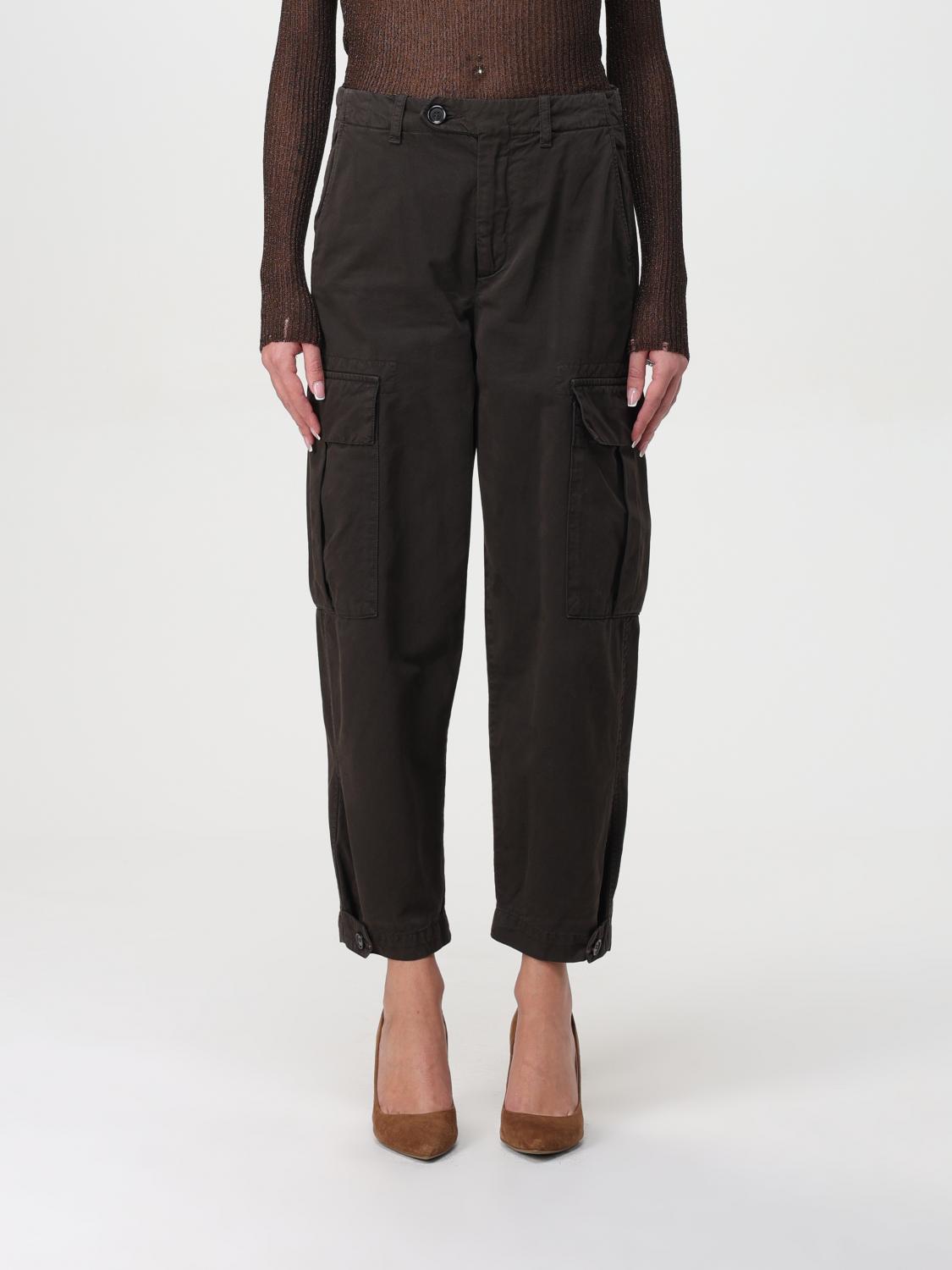 Shop Pinko Pants  Woman Color Brown In 棕色