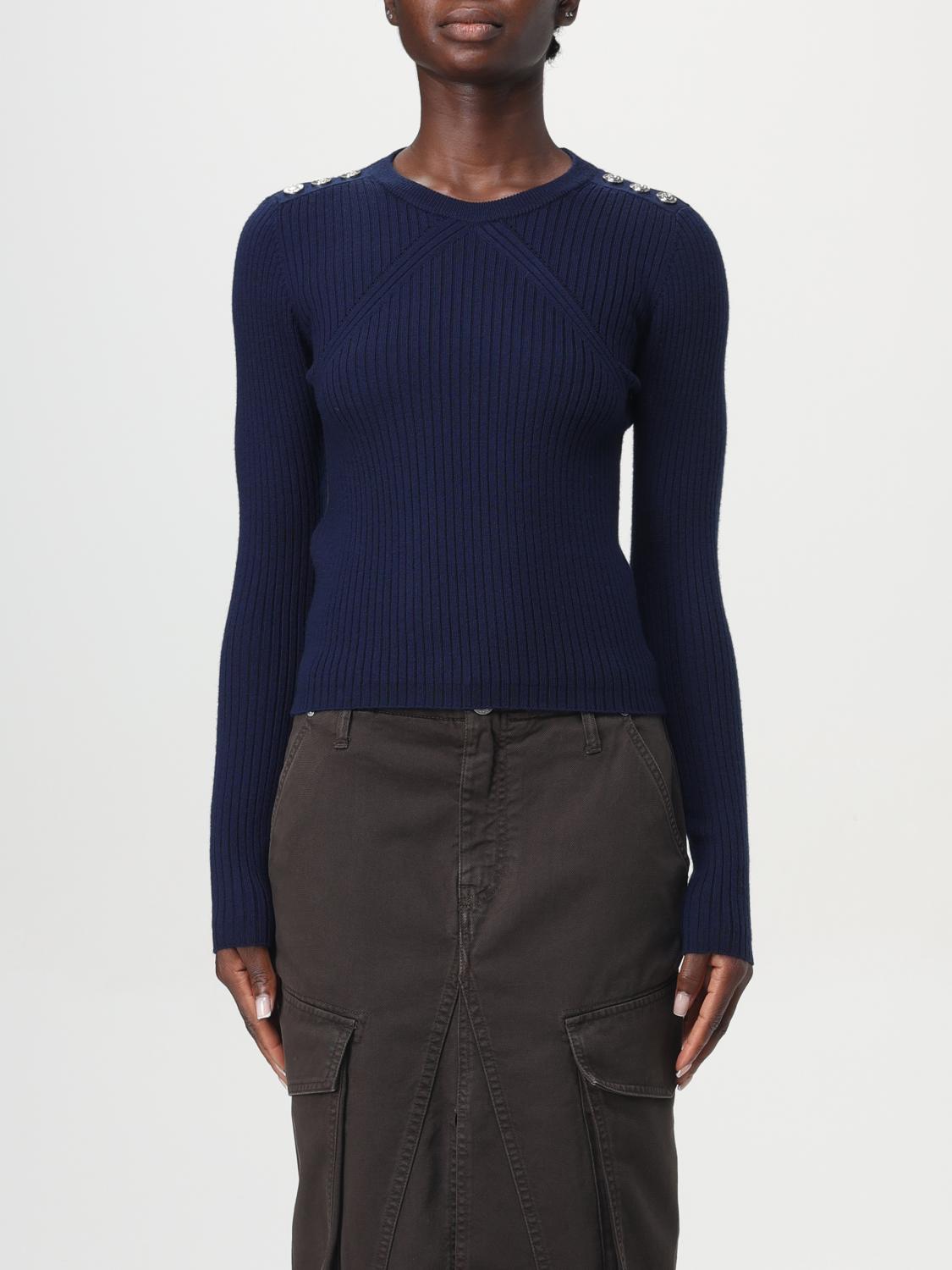Pinko Sweater Woman Color Marine In Marine