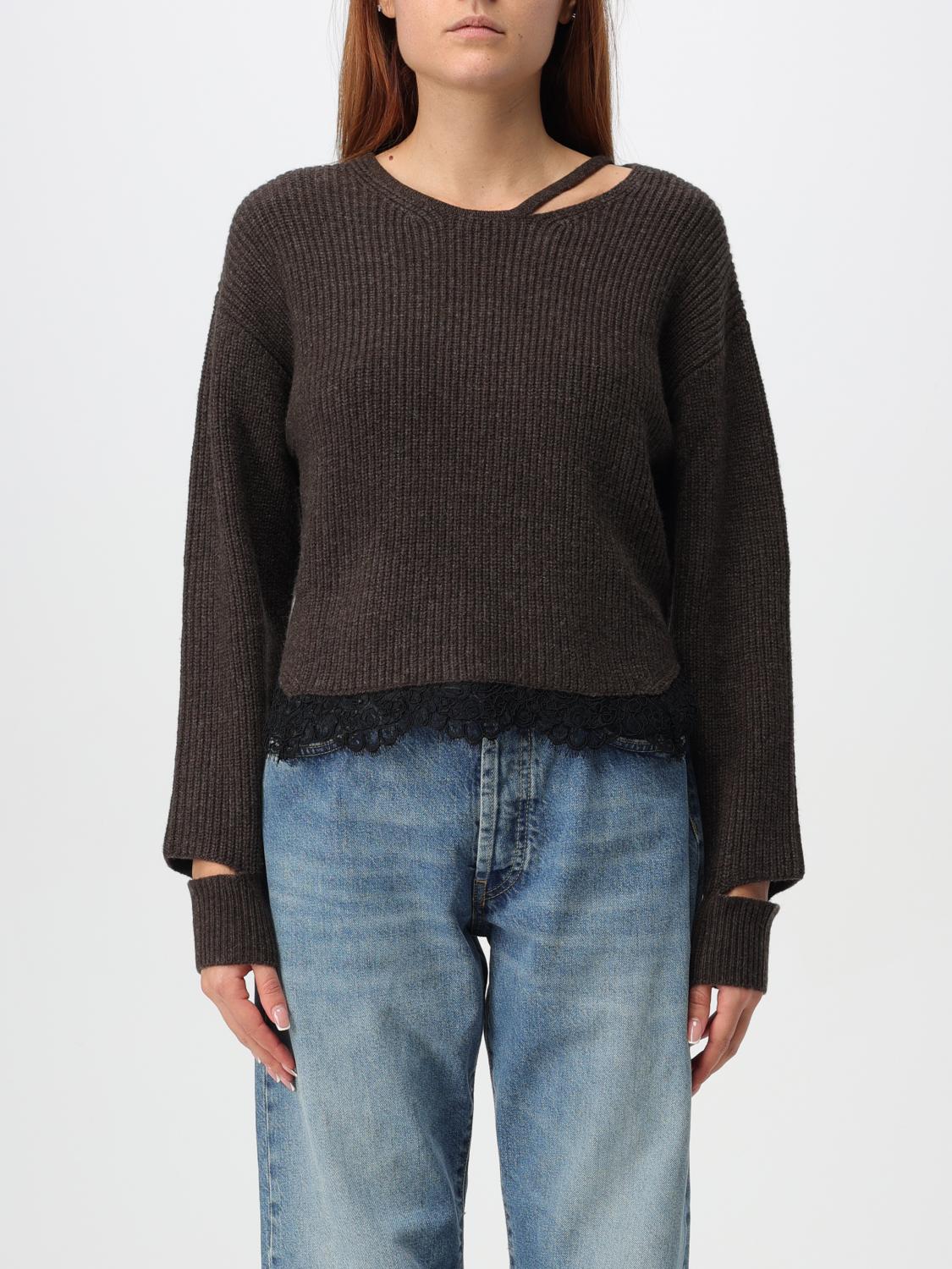 Shop Pinko Sweater  Woman Color Brown In Braun