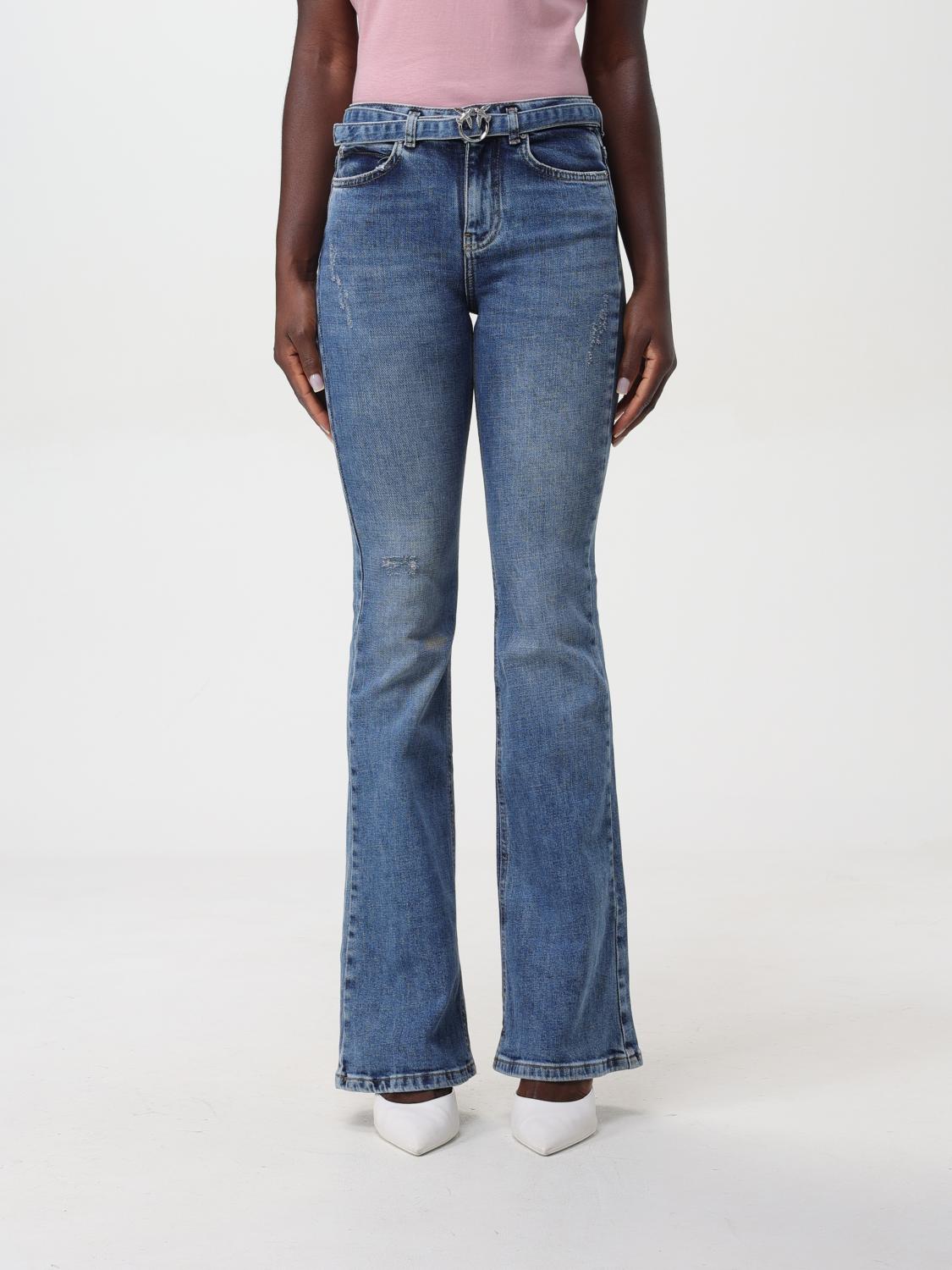 Shop Pinko Jeans  Woman Color Denim