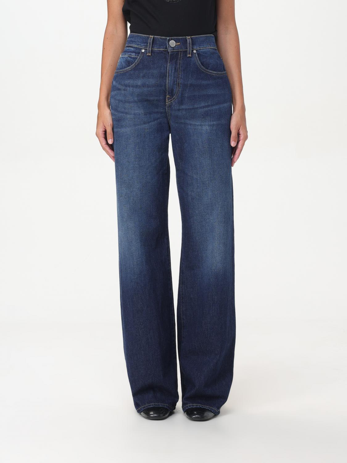 Shop Pinko Jeans  Woman Color Denim