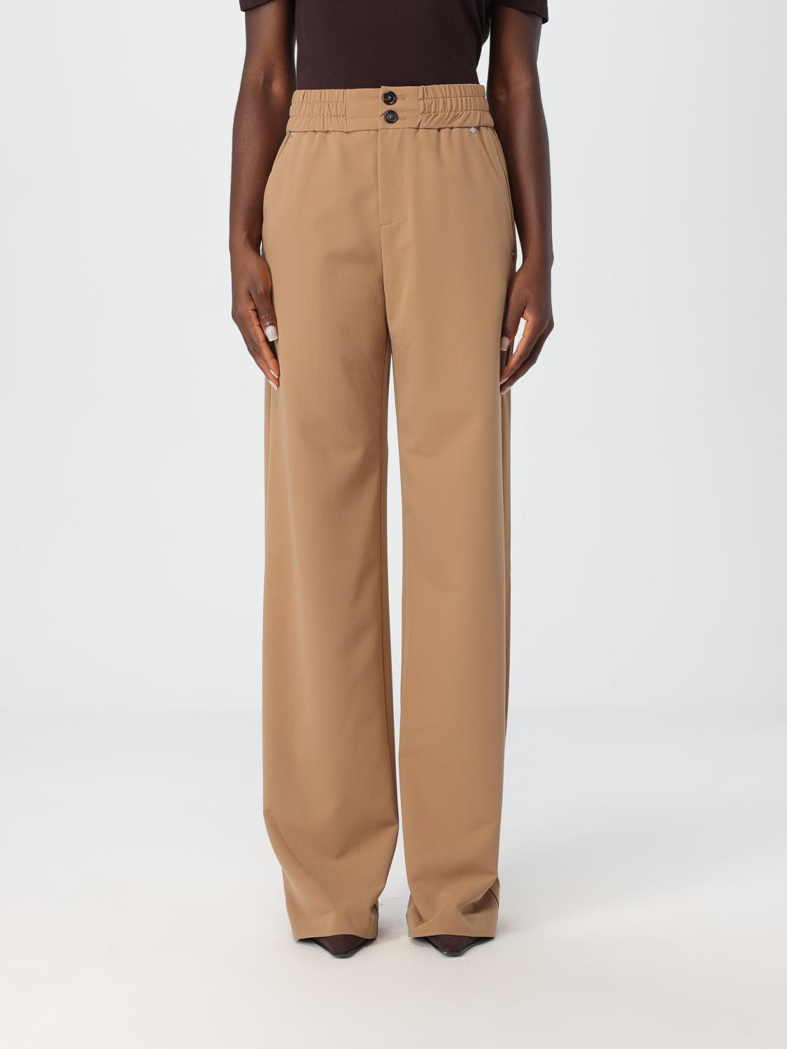 Shop Pinko Pants  Woman Color Beige