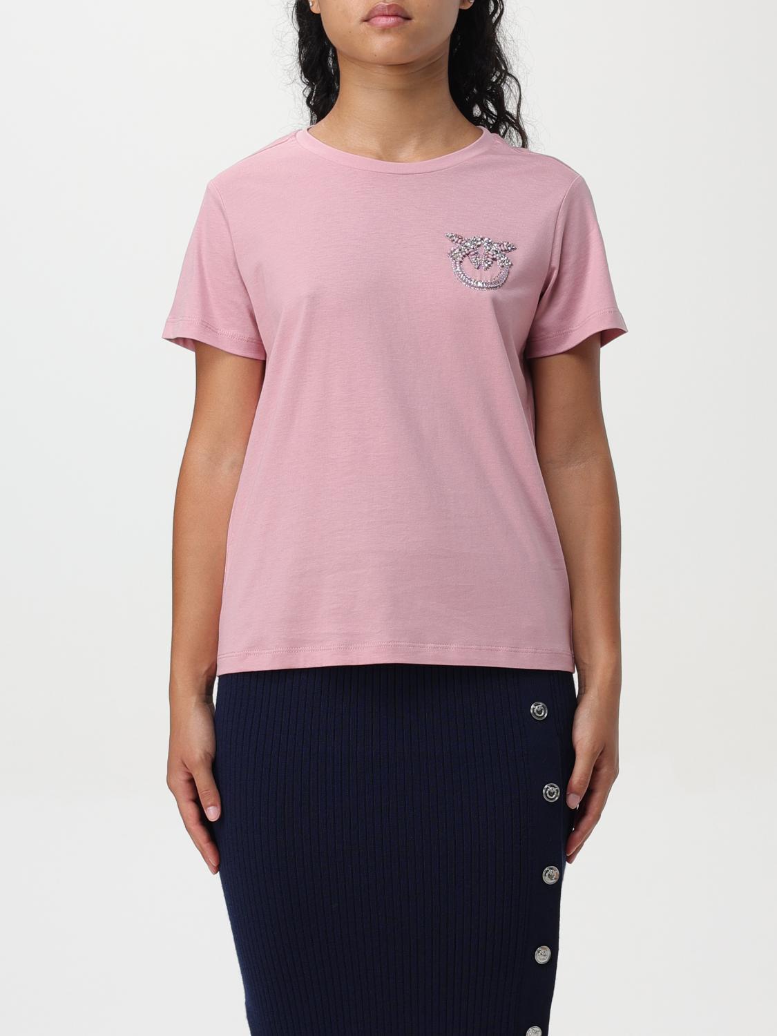 Shop Pinko T-shirt  Woman Color Pink