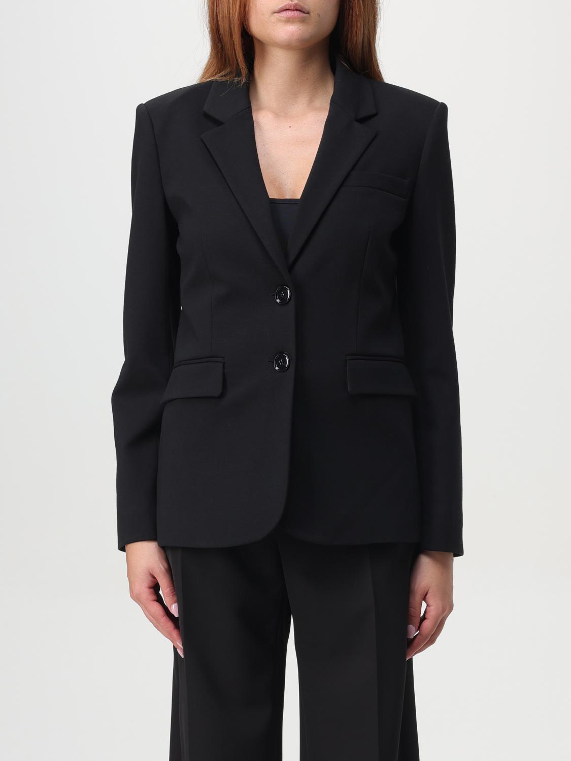 Shop Pinko Blazer  Woman Color Black In Schwarz