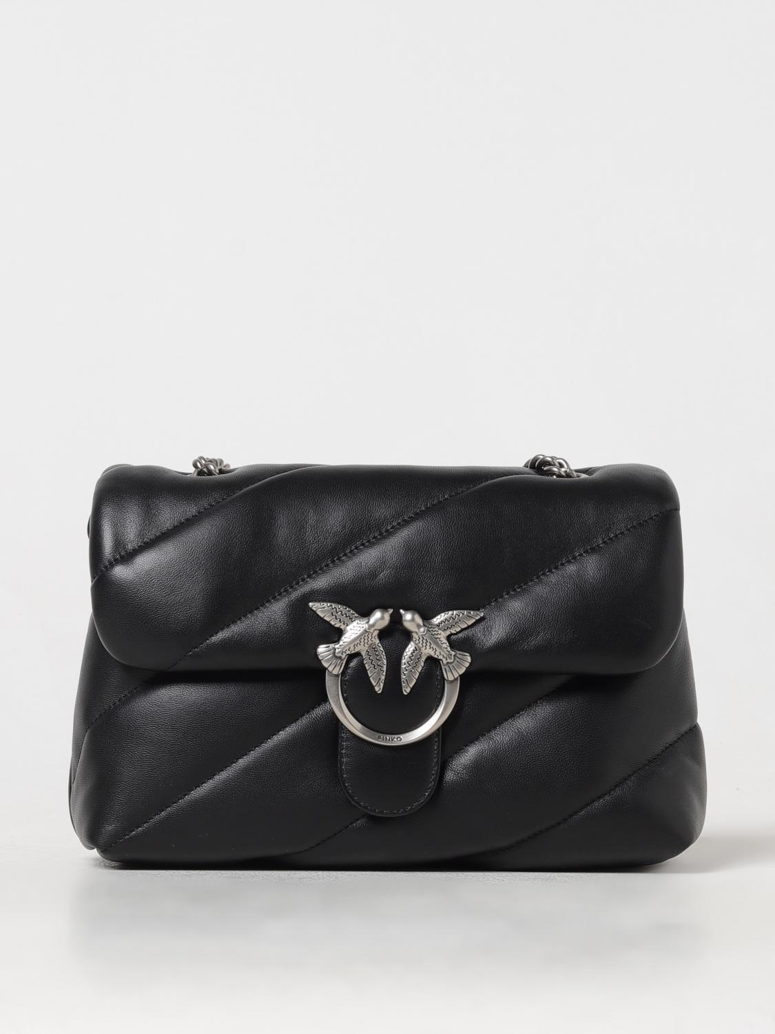 Pinko Classic Love Bag Puff Maxi Quilt In Black 1