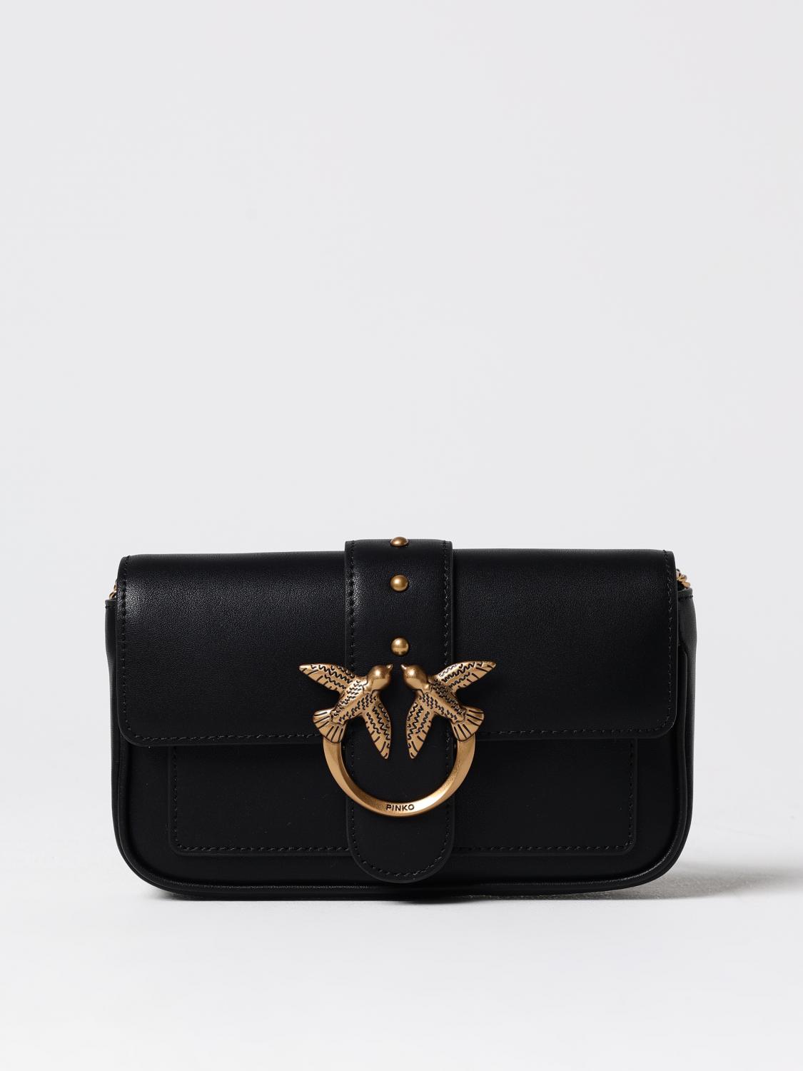 Shop Pinko Mini Bag Woman Color Black
