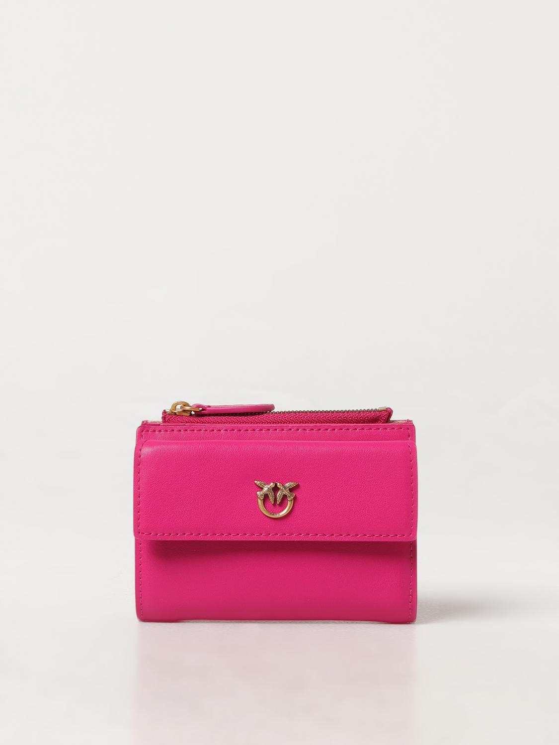 Shop Pinko Wallet  Woman Color Fuchsia In 紫红色