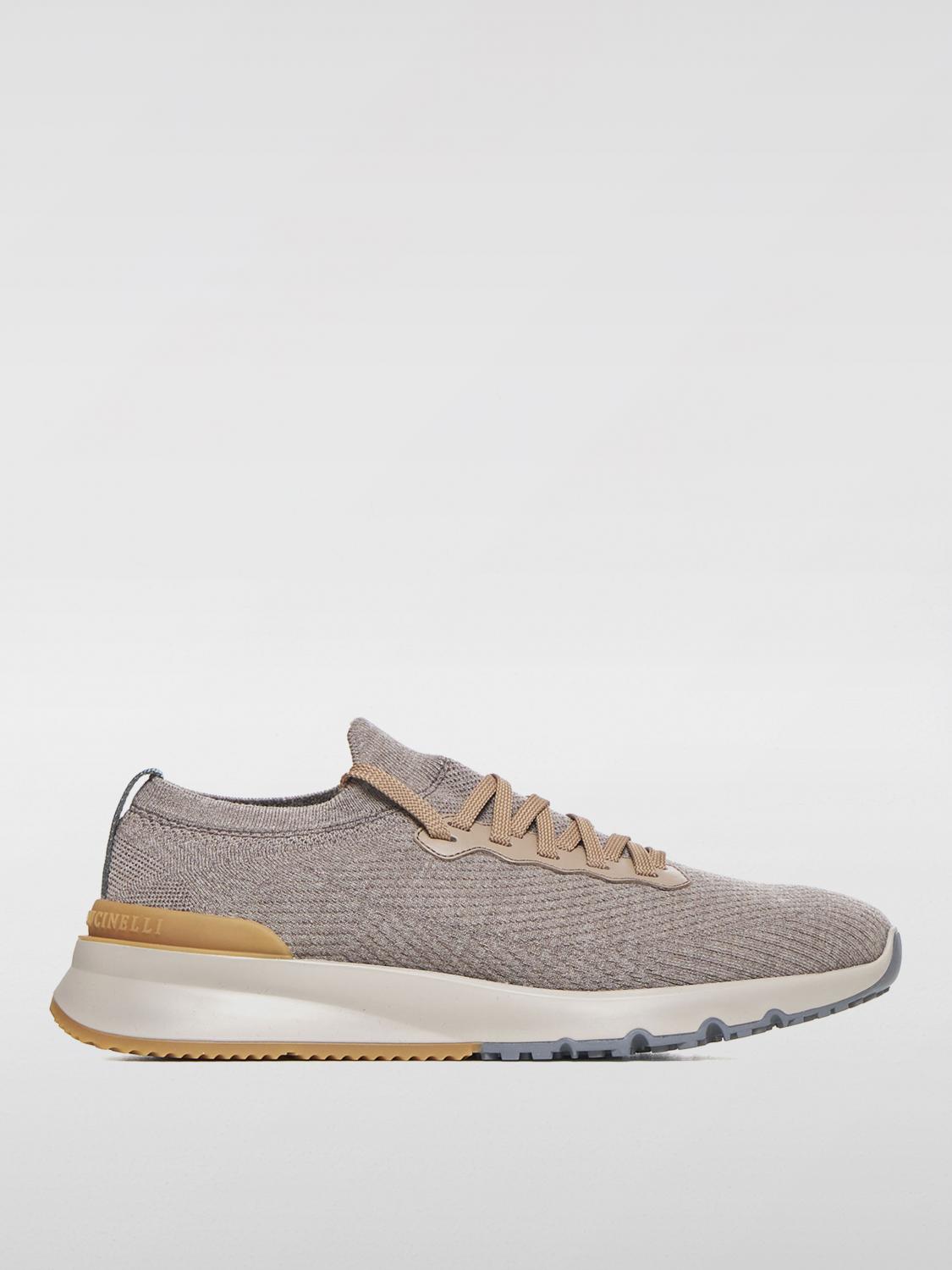 Shop Brunello Cucinelli Sneakers  Men Color Grey In 灰色