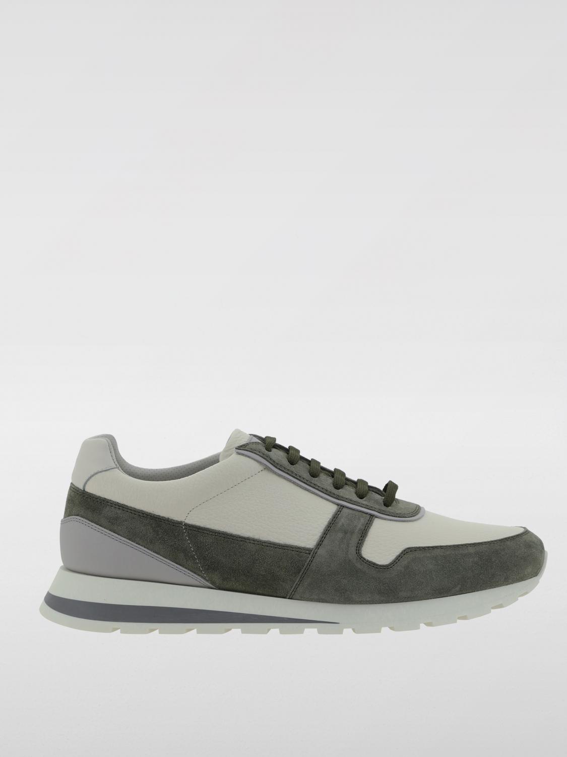 Shop Brunello Cucinelli Sneakers  Men Color Grey In Grau