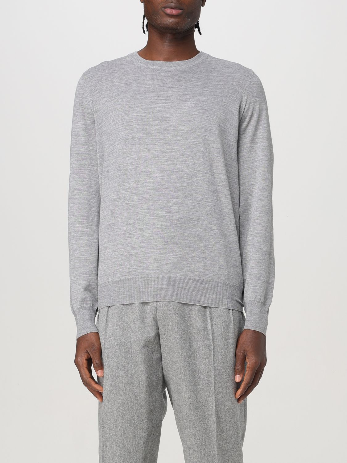 Shop Brunello Cucinelli Sweater  Men Color Grey In Grau