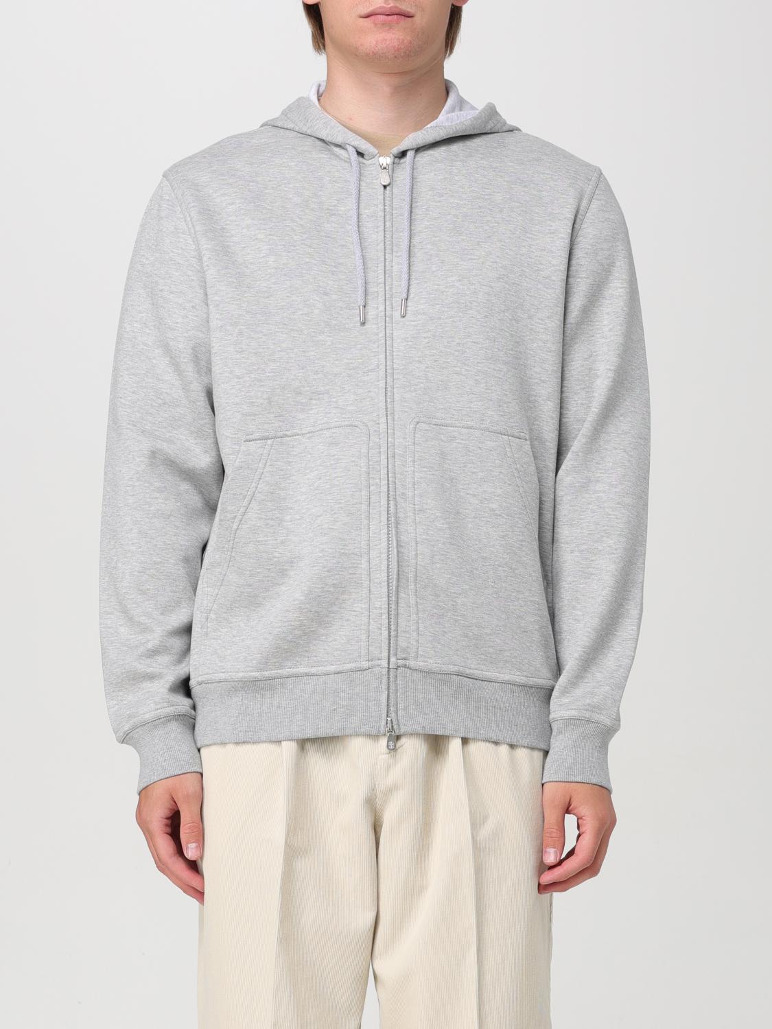 Brunello Cucinelli Sweatshirt Men Color Grey In Grey
