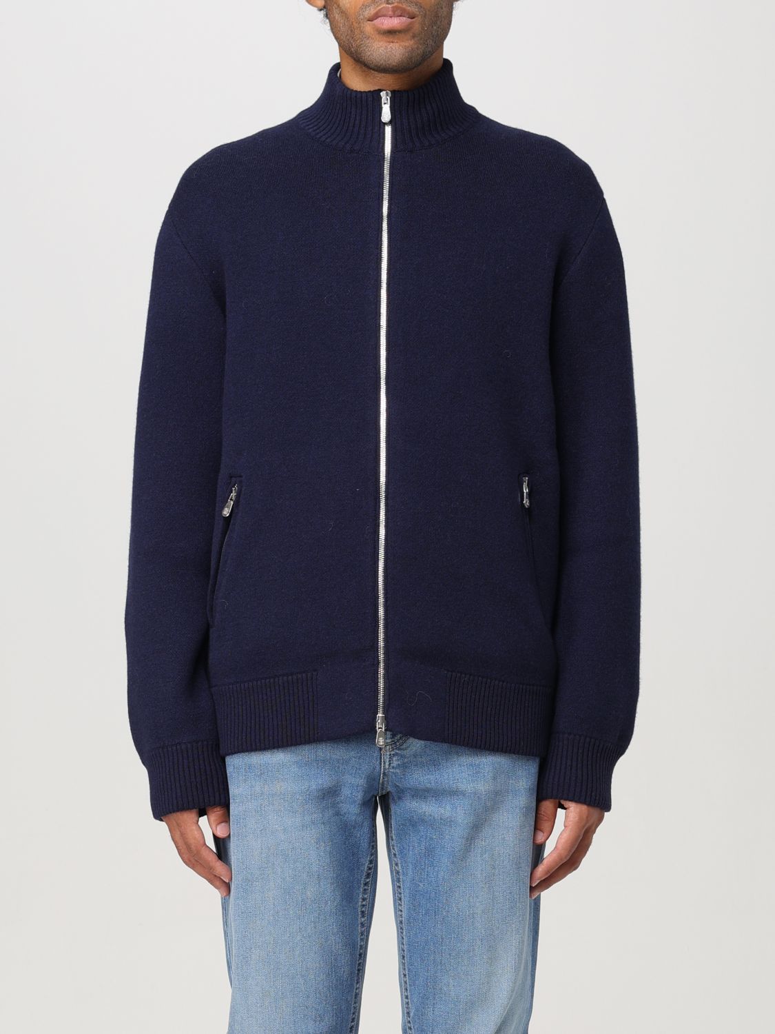 Shop Brunello Cucinelli Sweater  Men Color Navy