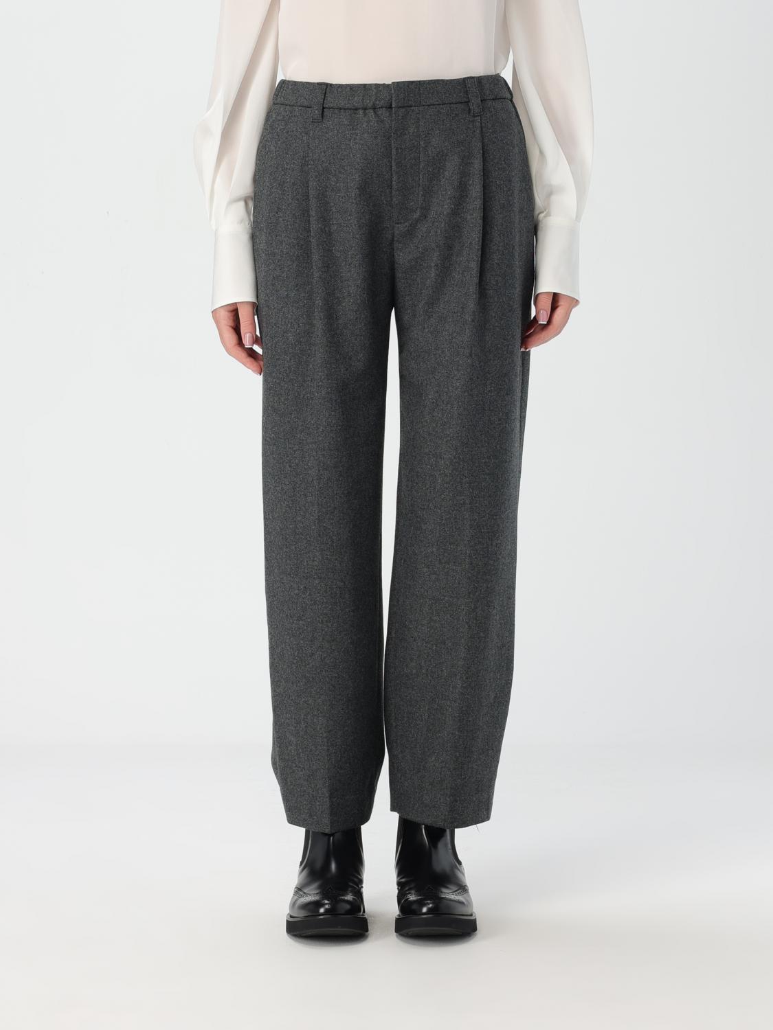Brunello Cucinelli Pants Woman Color Grey 1 In Grau 1