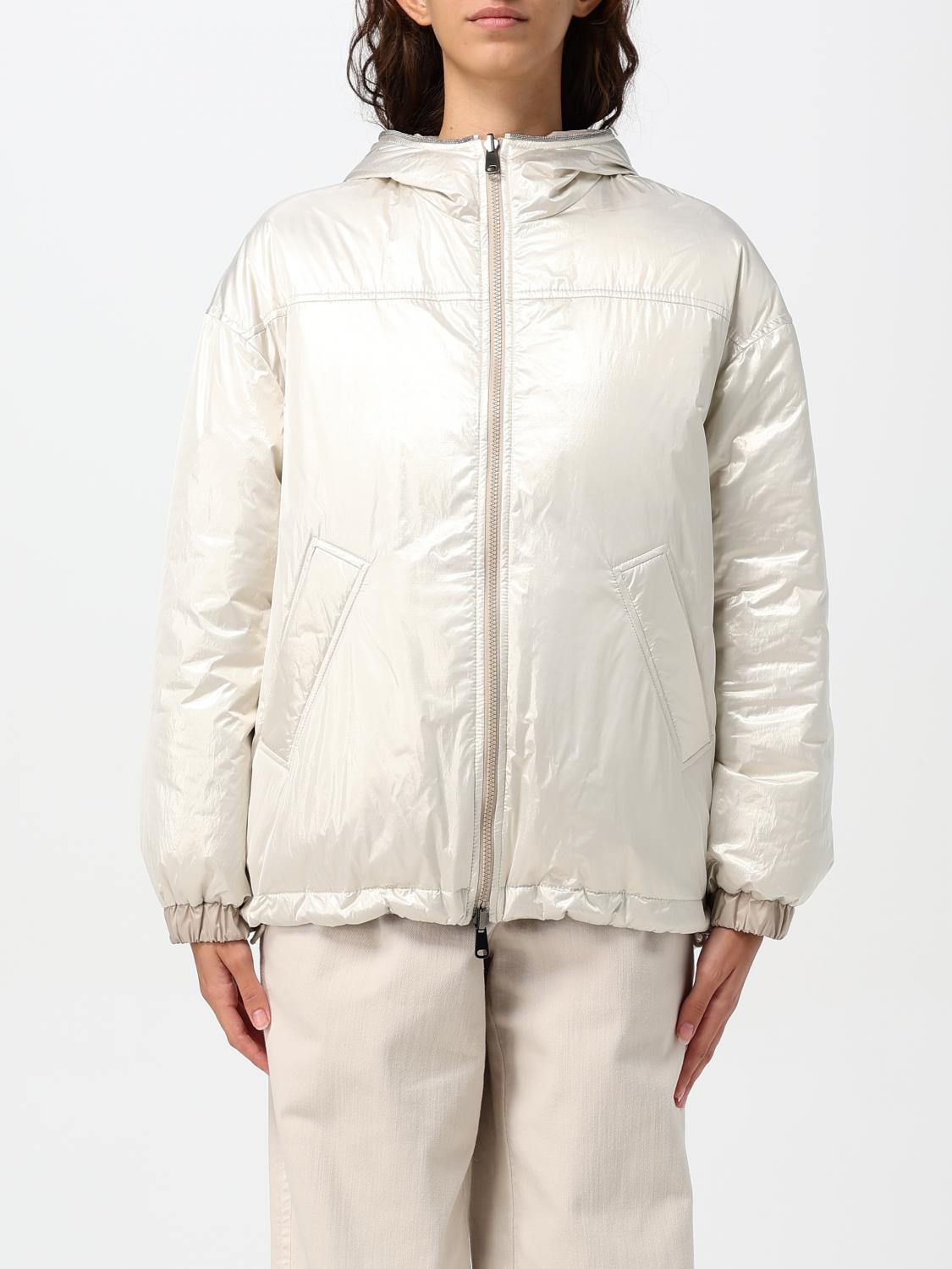 Brunello Cucinelli Coats & Jackets In Ice
