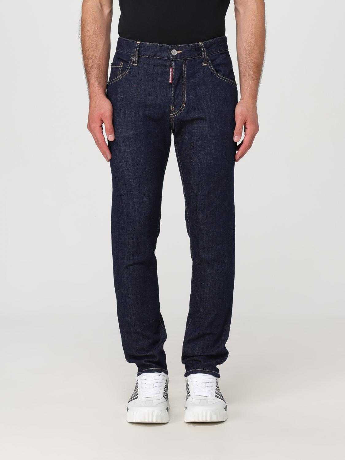 Shop Dsquared2 Jeans  Men Color Blue In 蓝色