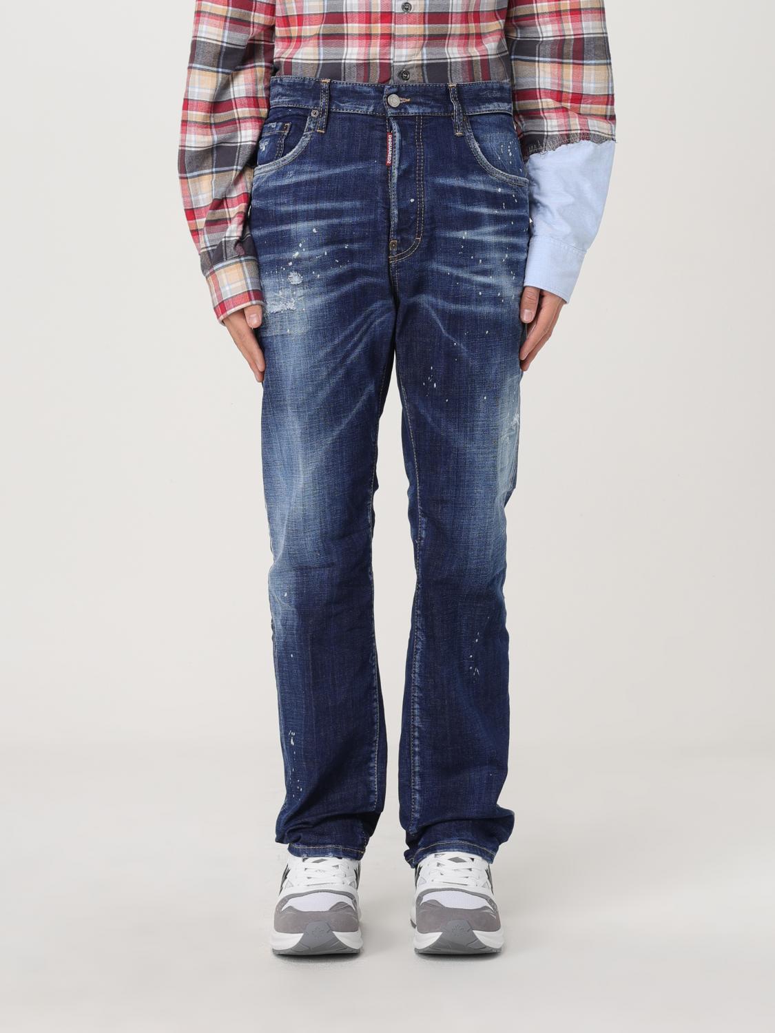 Shop Dsquared2 Jeans  Men Color Denim
