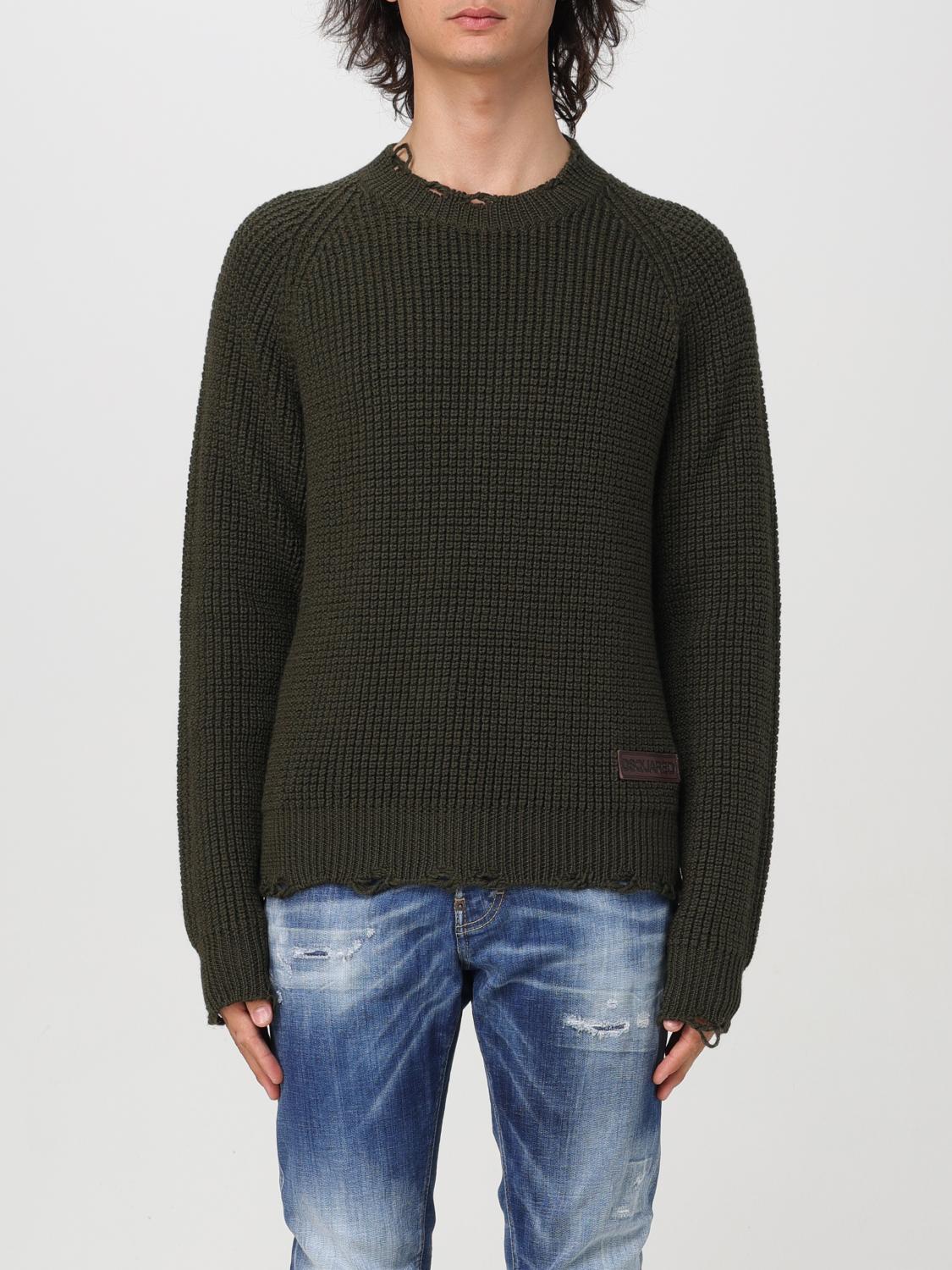 Shop Dsquared2 Sweater  Men Color Military