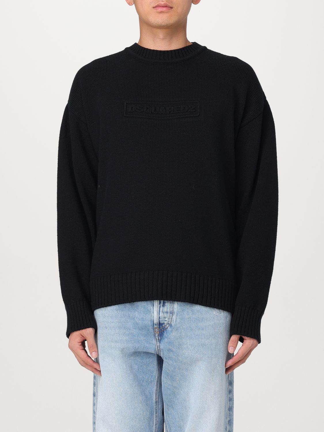 Shop Dsquared2 Sweater  Men Color Black In Schwarz