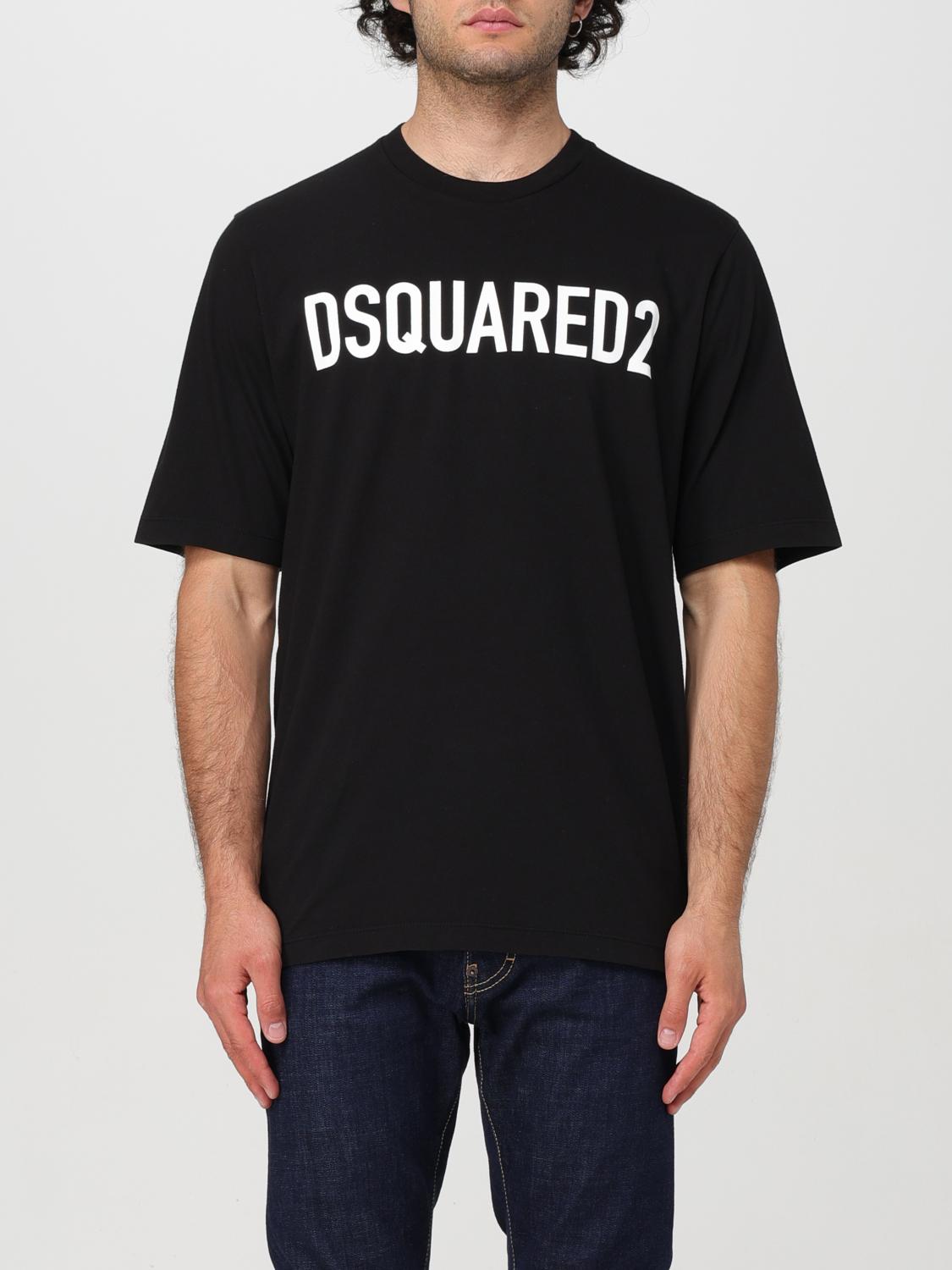 Shop Dsquared2 T-shirt  Men Color Black In 黑色