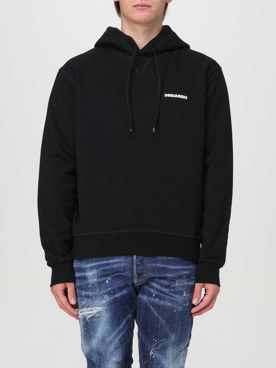 Shop Dsquared2 Sweatshirt  Men Color Black