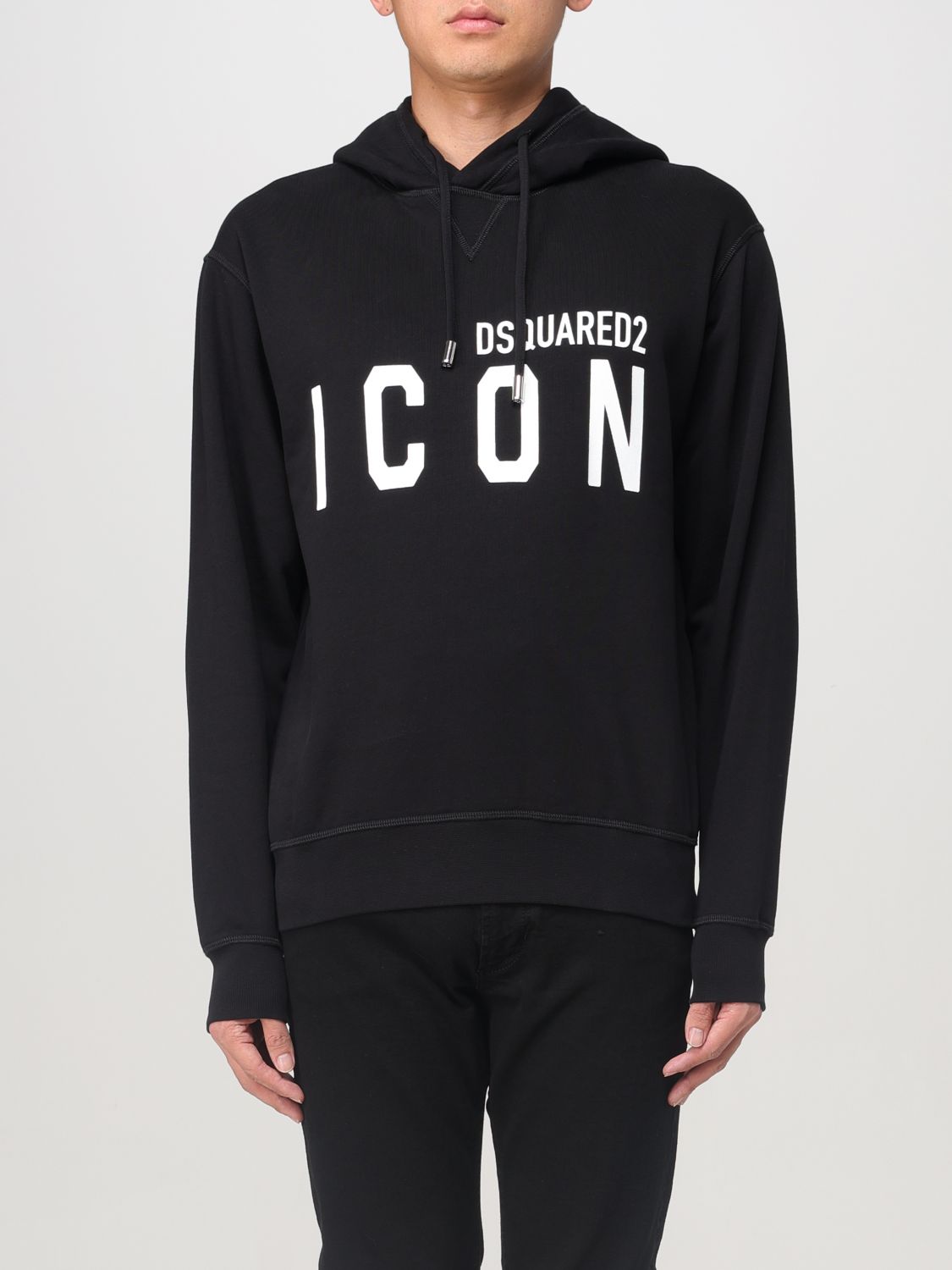 Shop Dsquared2 Sweatshirt  Men Color Black In Schwarz