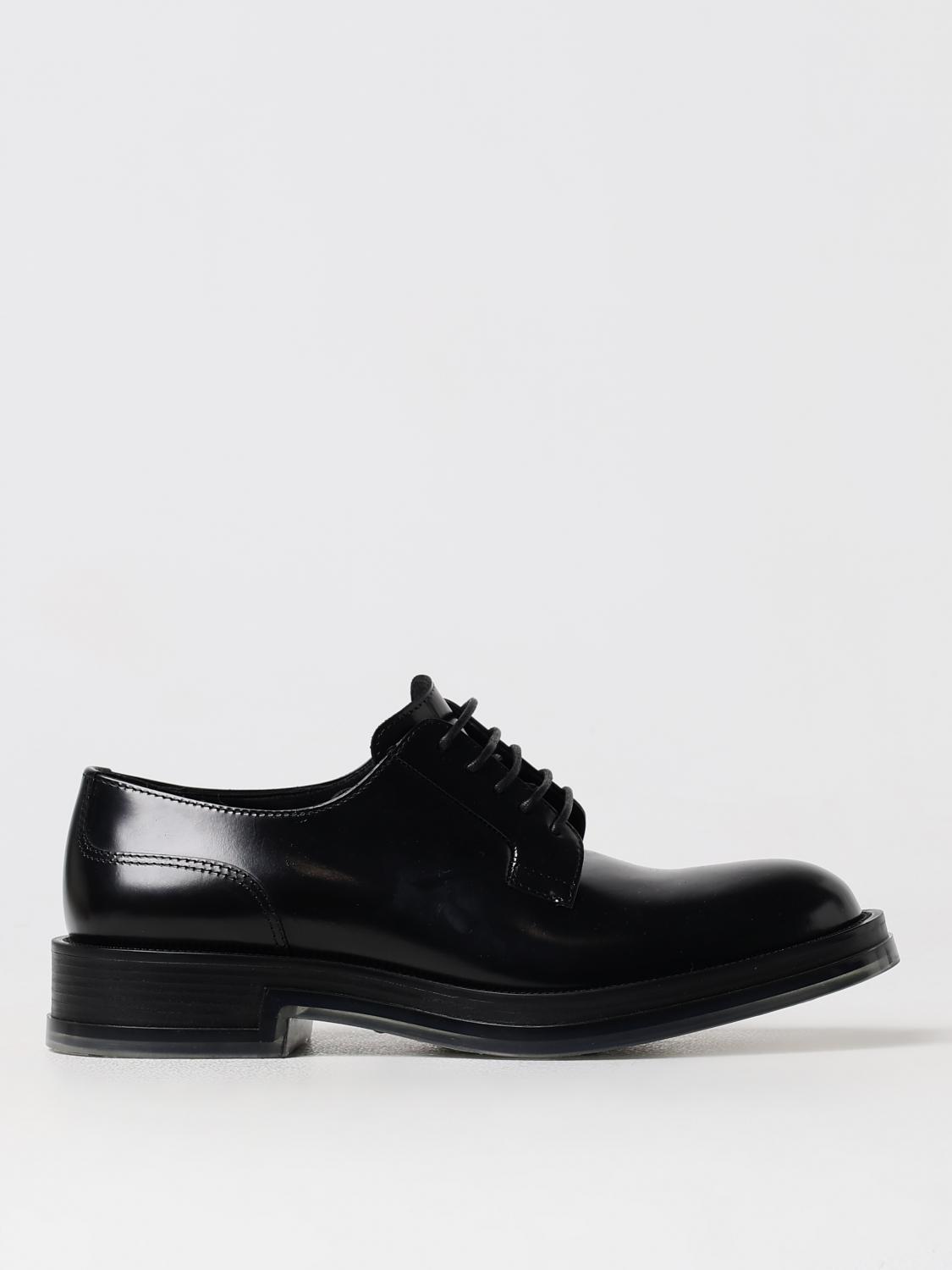 Shop Alexander Mcqueen Brogue Shoes  Men Color Black