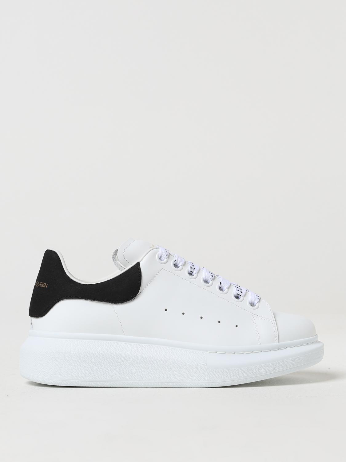 Alexander Mcqueen White Sneakers With Logo On The Tongue And Logo Lettering On The Rear In Leather W In 白色