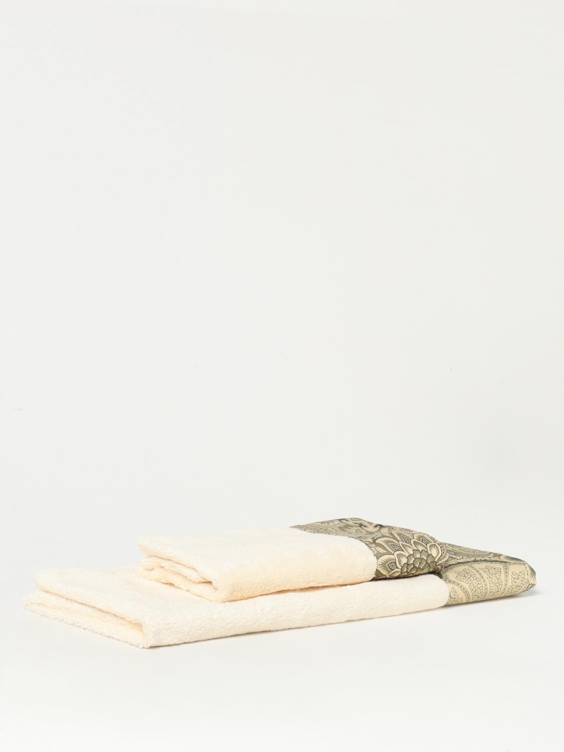 ETRO HOME Bath And Beach Towels Lifestyle color Yellow Cream　ETRO HOME バス&ビーチタオル ライフスタイルカラー イエロー クリーム ETRO