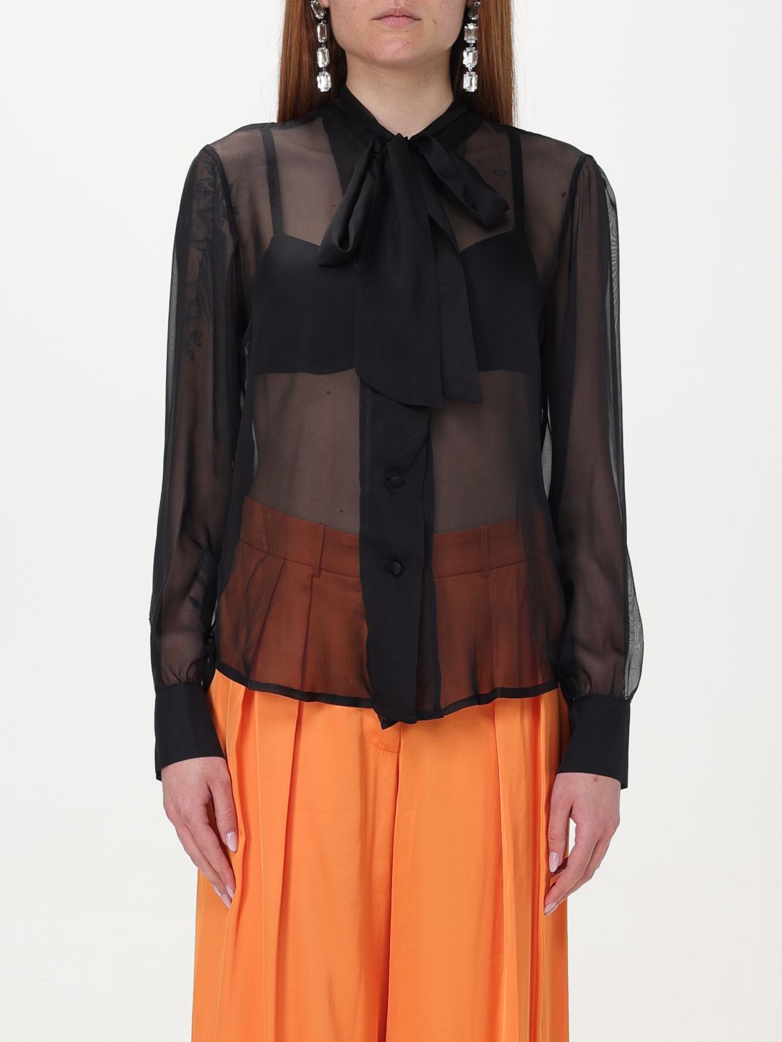 Shop Hebe Studio Shirt  Woman Color Black