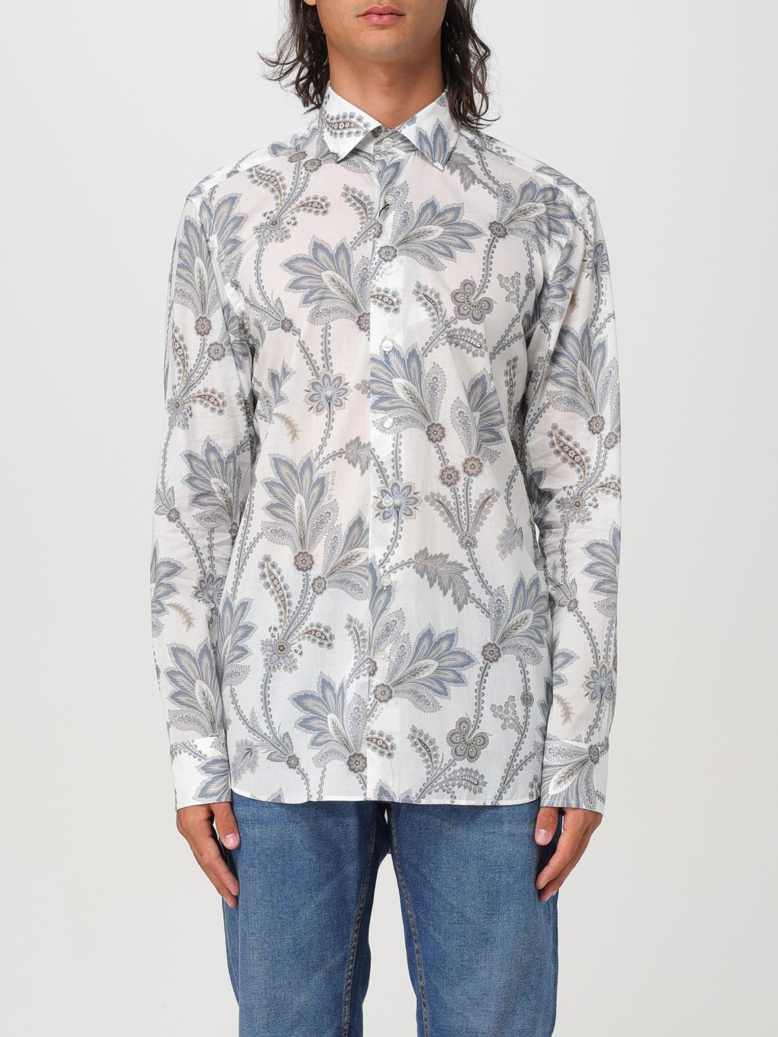 Shop Etro Shirt  Men Color White