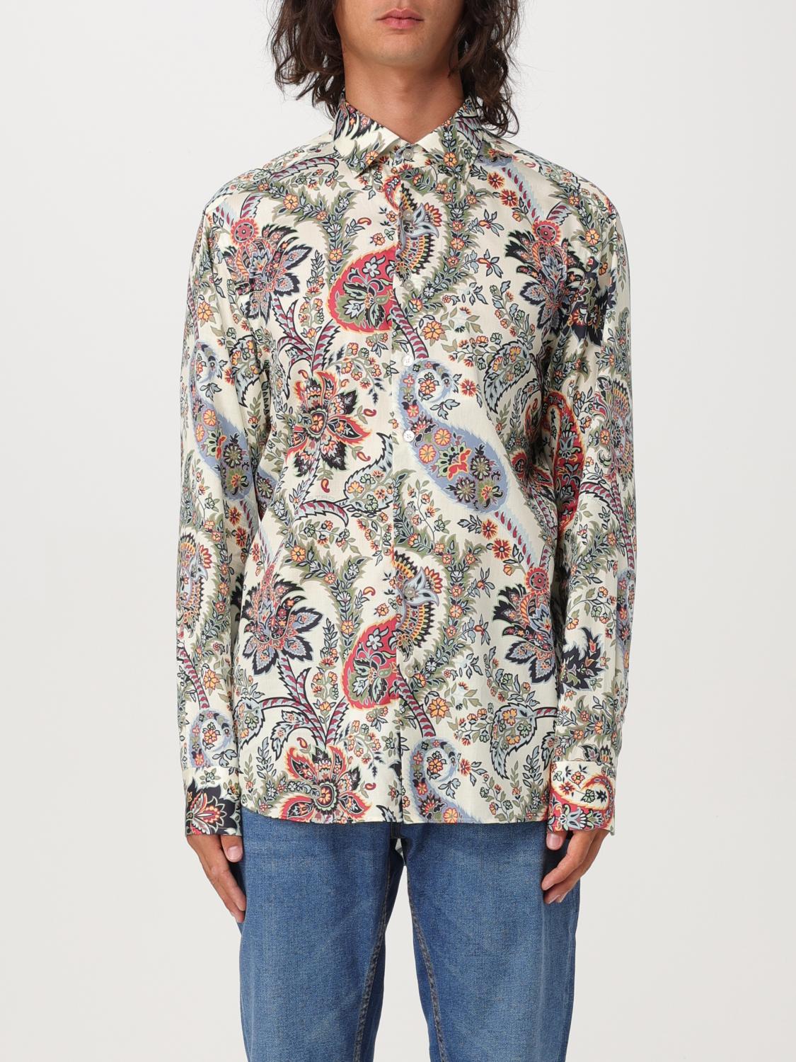 Shop Etro Shirt  Men Color White