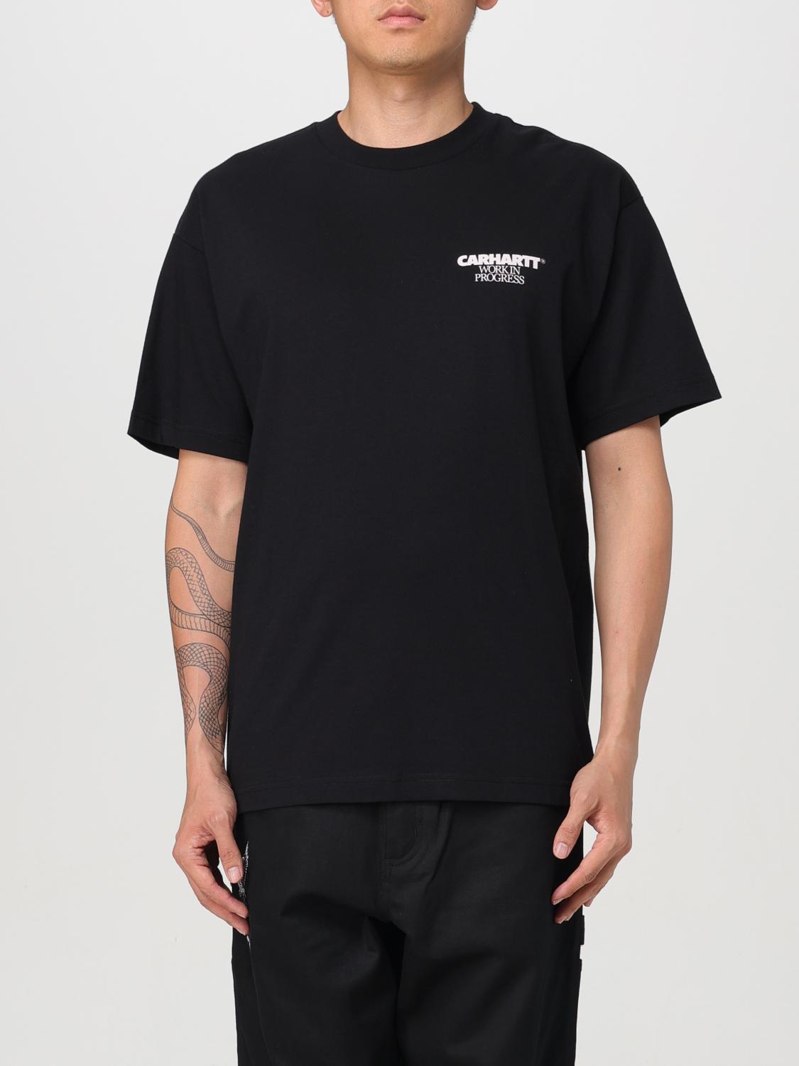 Shop Carhartt T-shirt  Wip Men Color Black In 黑色