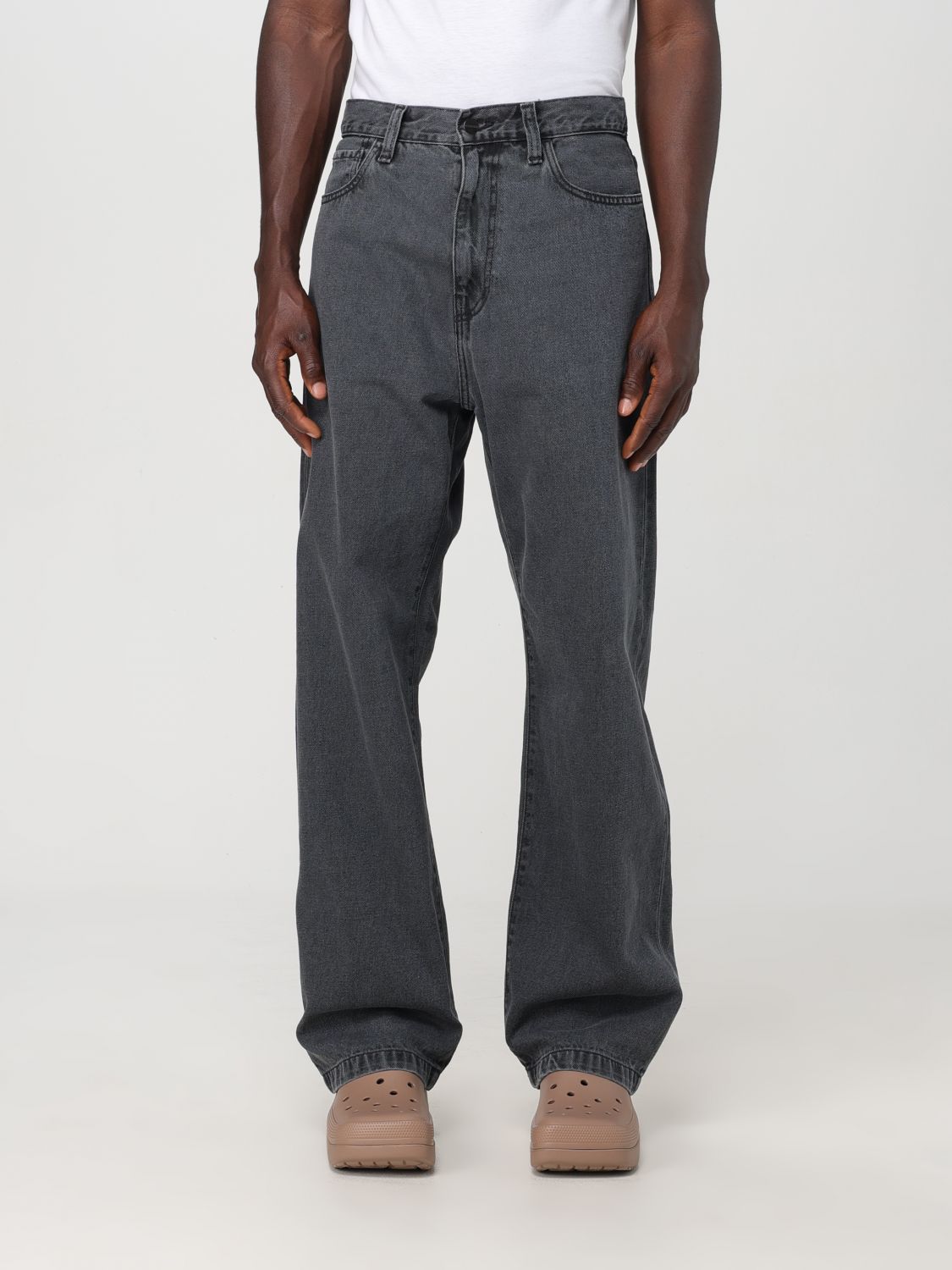 Carhartt Jeans  Wip Men Color Black In Gray