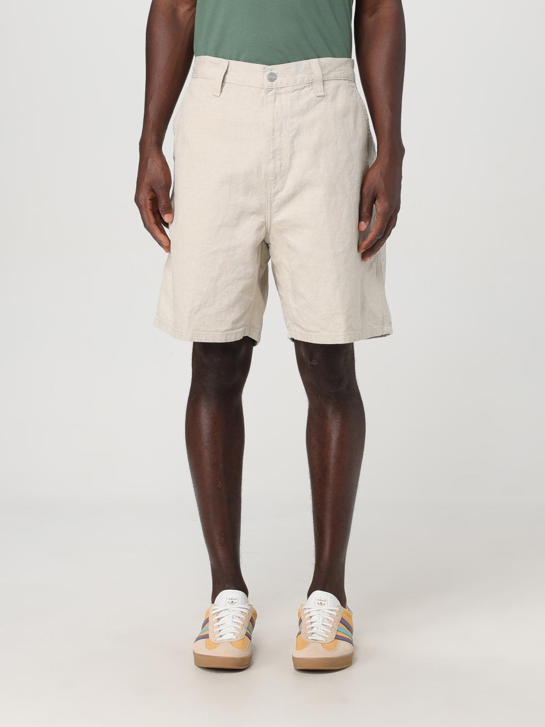 Shop Carhartt Short  Wip Men Color Natural