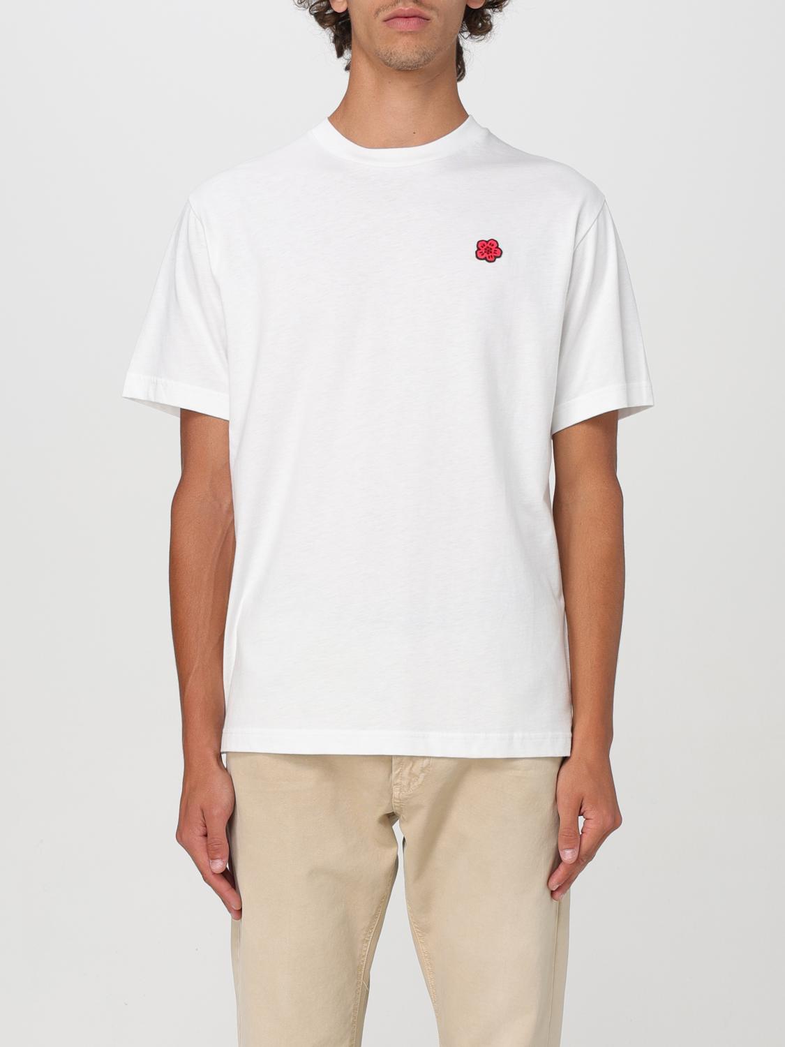 Shop Kenzo T-shirt  Men Color White In 白色