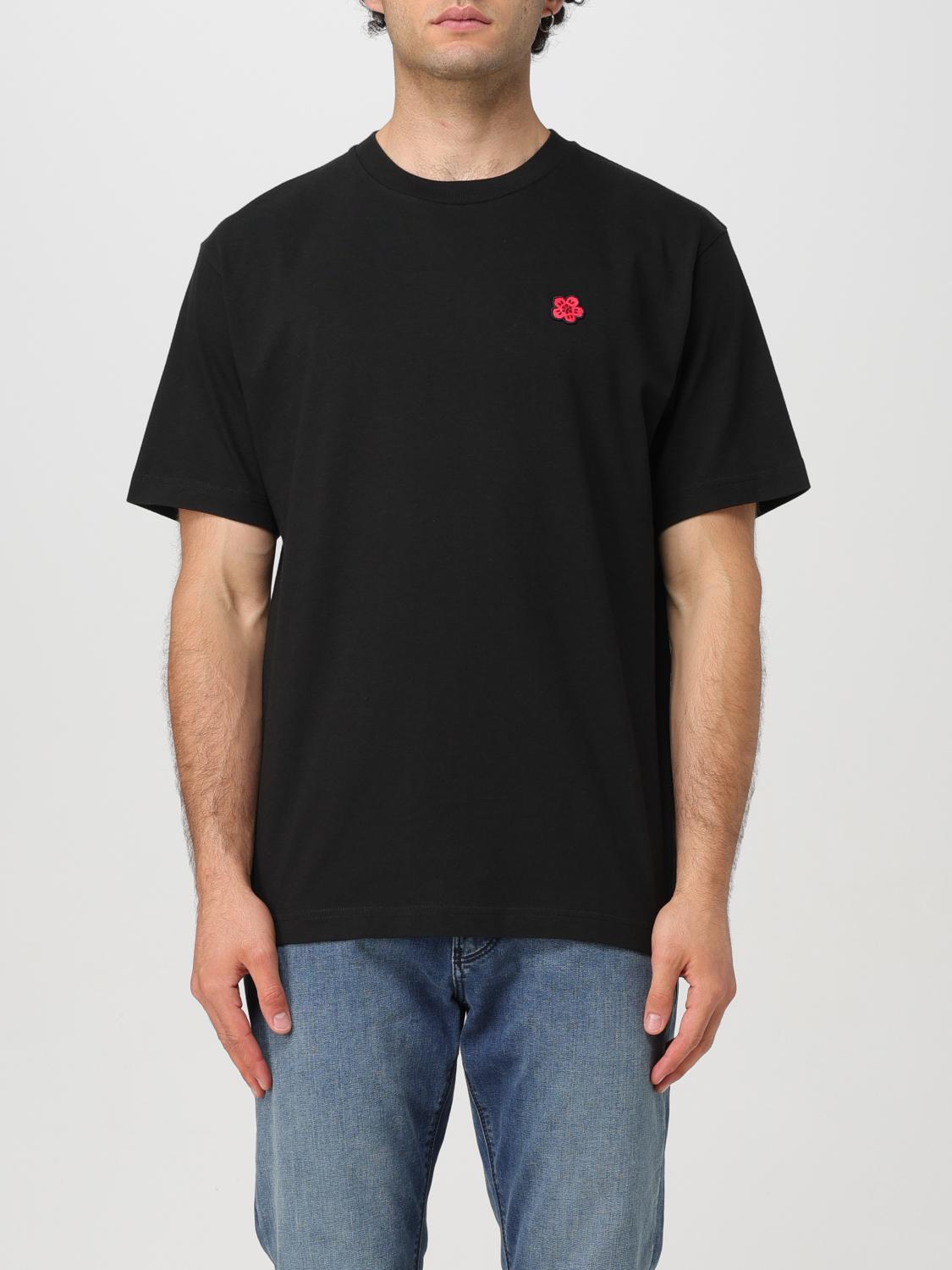 Shop Kenzo T-shirt  Men Color Black In 黑色